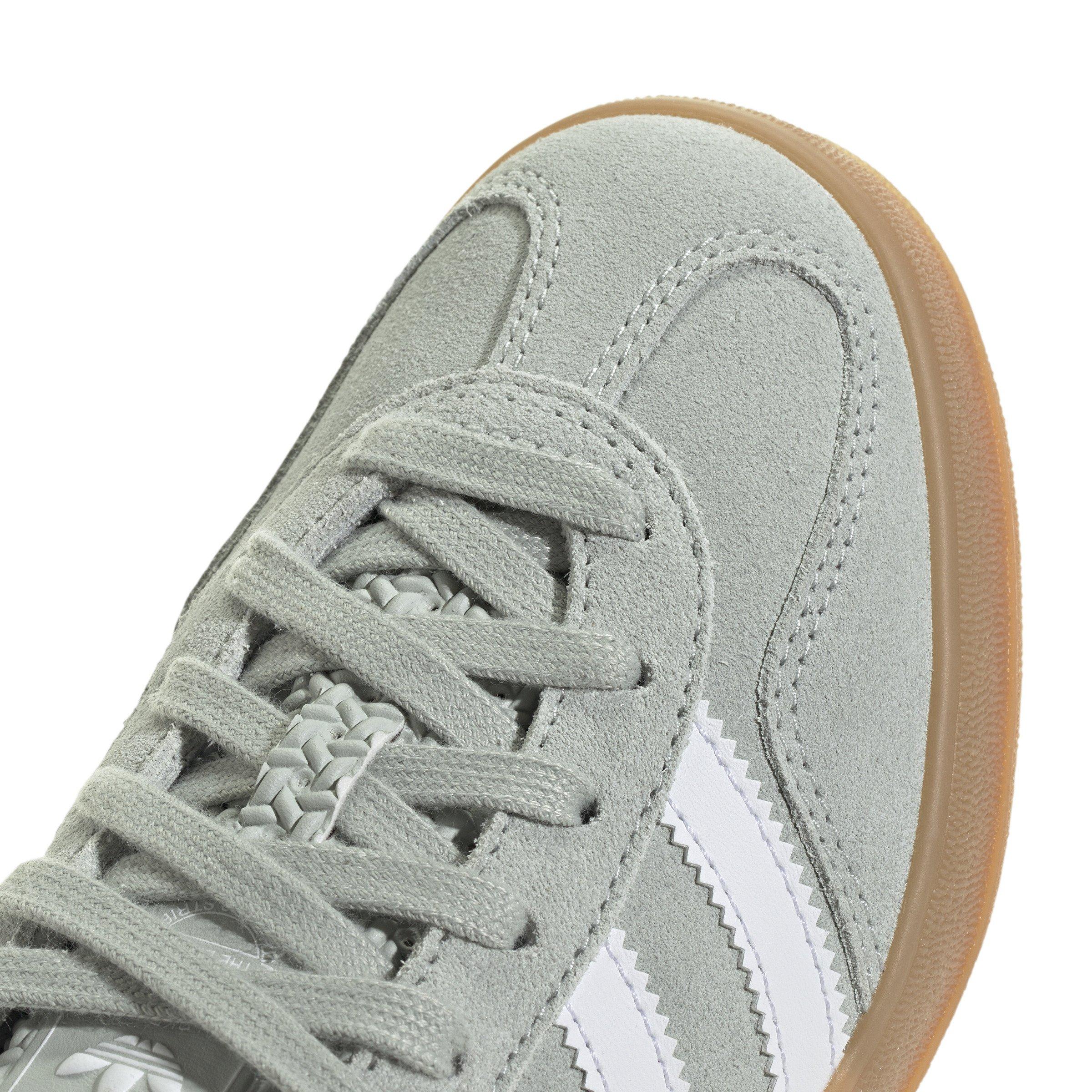 adidas Originals Gazelle Grade School Girls' "Wonder Silver/Ftwr White/Core Black" Shoe