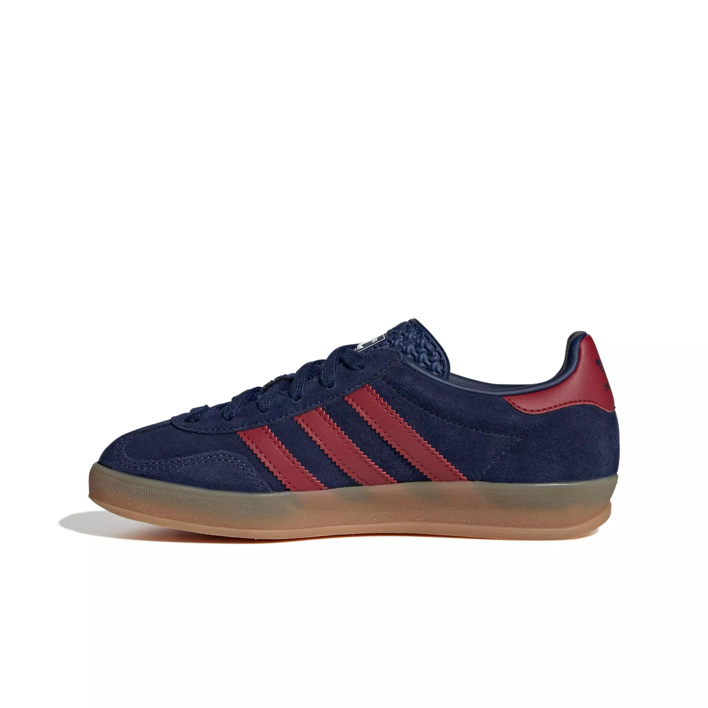 adidas Originals Gazelle "Dark Blue/Team Victory Red/Ftwr White" Grade School Boys' Shoe - DK BLUE/RED/WHITE