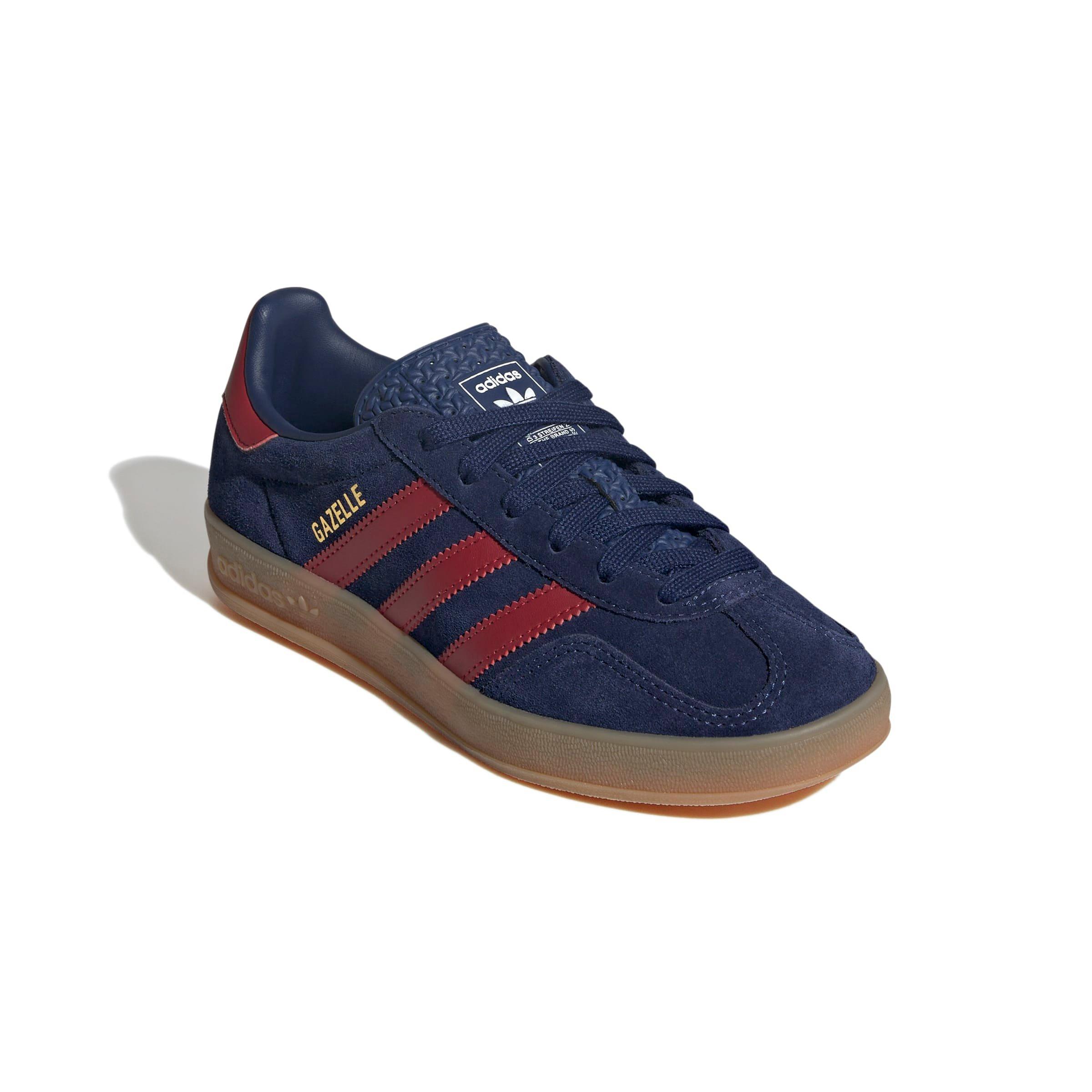 adidas Originals Gazelle Grade School Boys' "Dark Blue/Team Victory Red/Ftwr White" Shoe