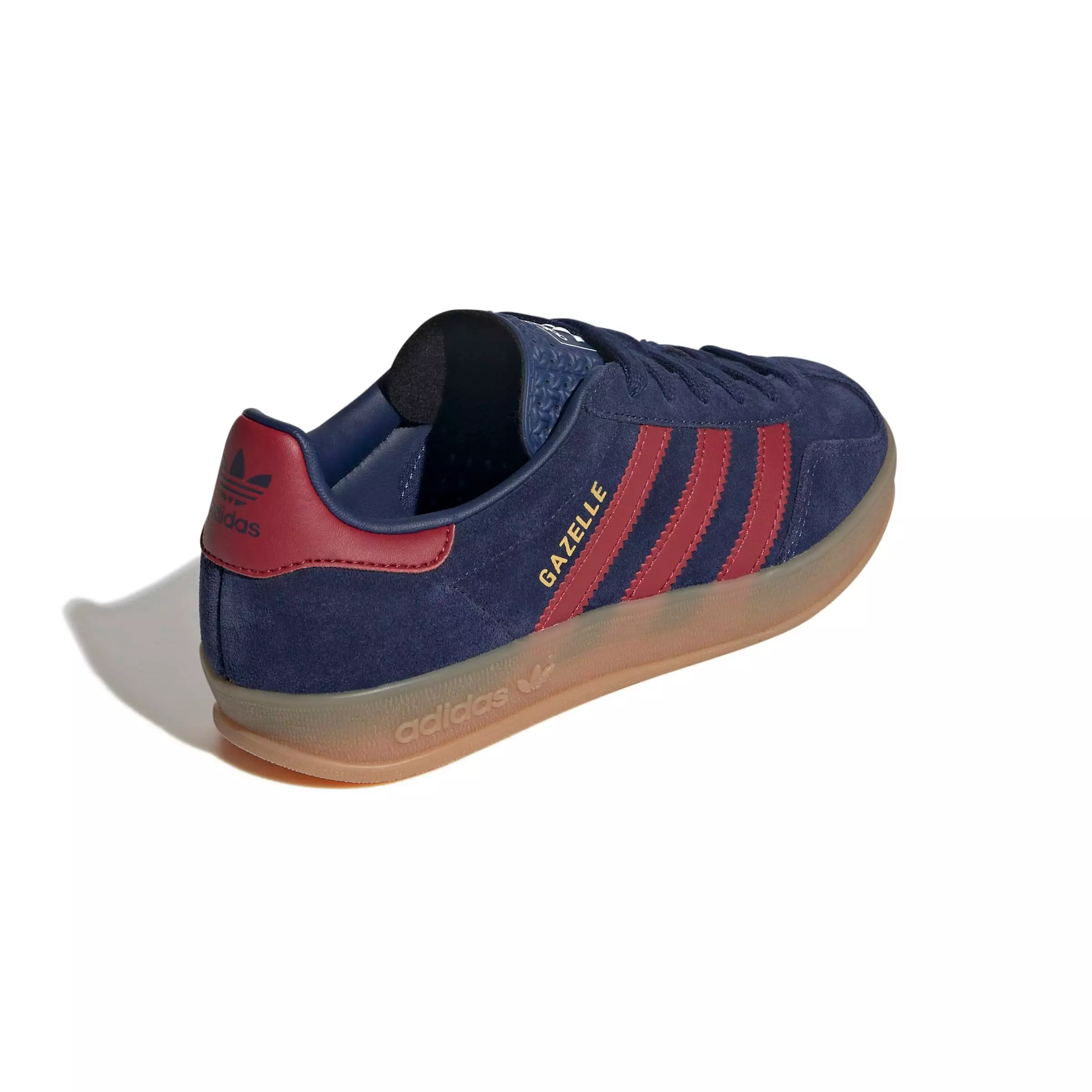 adidas Originals Gazelle "Dark Blue/Team Victory Red/Ftwr White" Grade School Boys' Shoe - DK BLUE/RED/WHITE