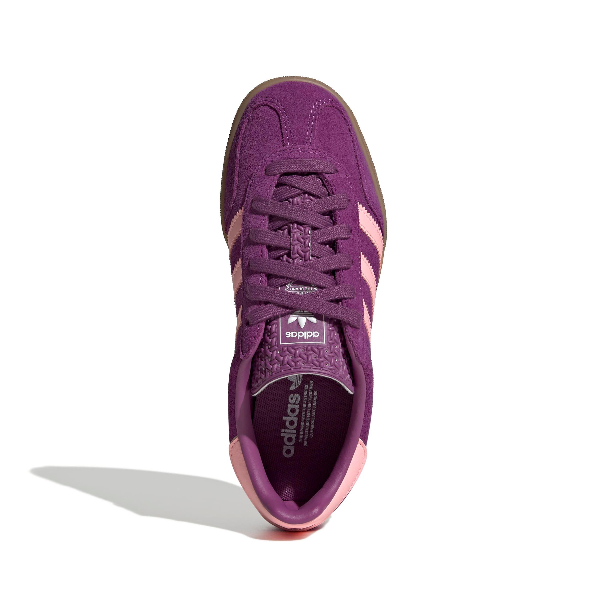 adidas Originals Gazelle Grade School Girls' "Rich Mauve/Glow Pink/Ftwr White" Shoe