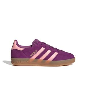 adidas Originals Gazelle "Rich Mauve/Glow Pink/Ftwr White" Grade School Girls' Shoe