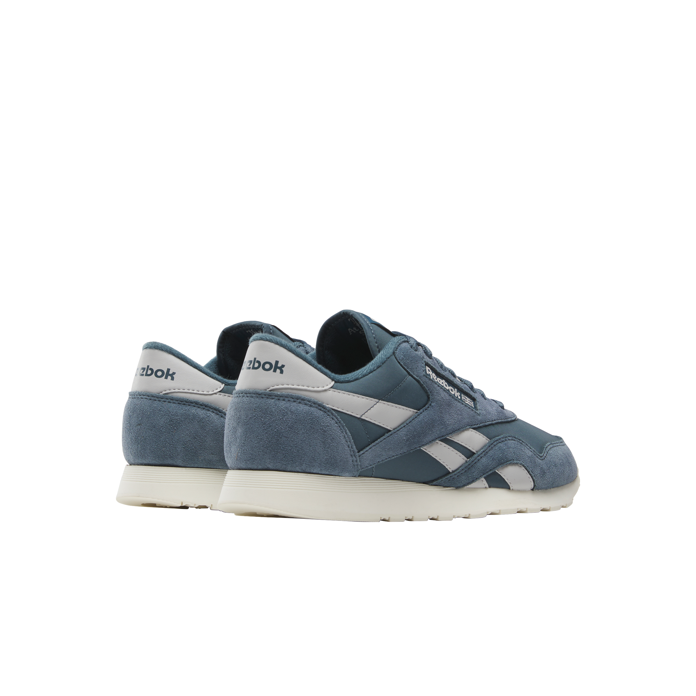 Reebok Classic Nylon "Hoops Blue/Steely Fog/Vintage Chalk" Men's Shoe - BLUE/FOG/CHALK Thumbnail View 3