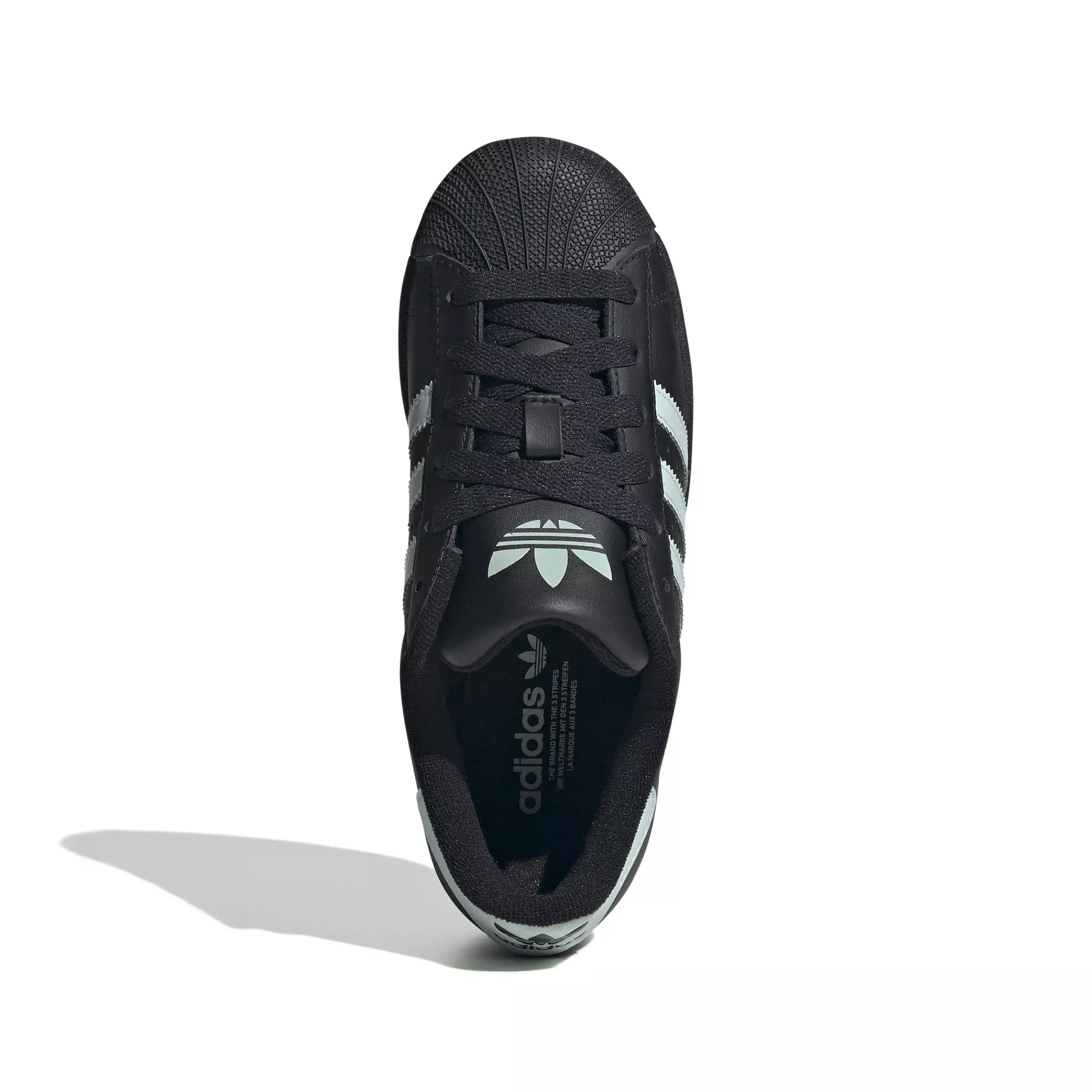 adidas Originals Superstar II "Core Black/Ash Green/Ash Green" Grade School Boys' Shoe - BLACK/GREEN/GREEN