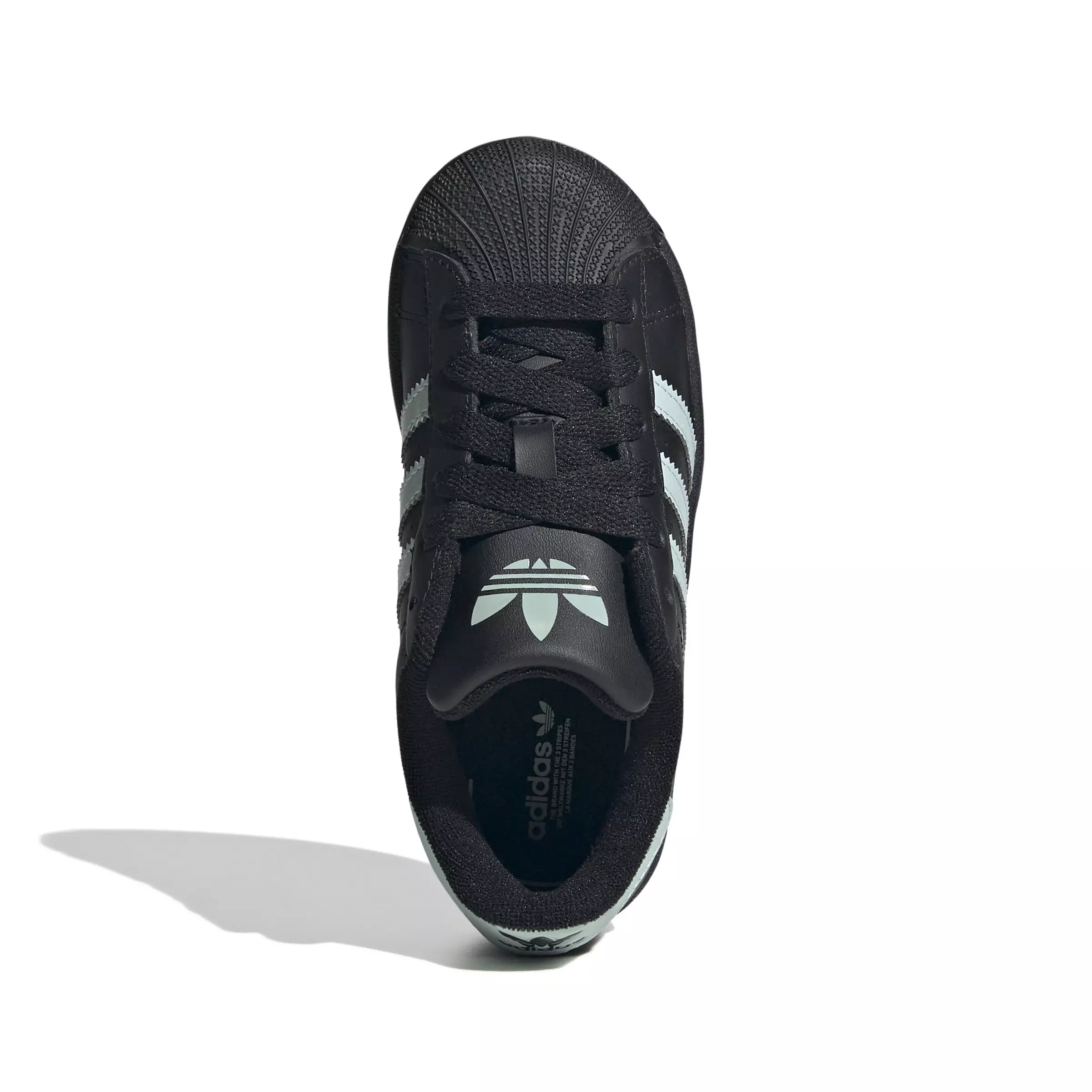 adidas Originals Superstar II "Core Black/Ash Green/Ash Green" Preschool Boys' Shoe - BLACK/GREEN/GREEN