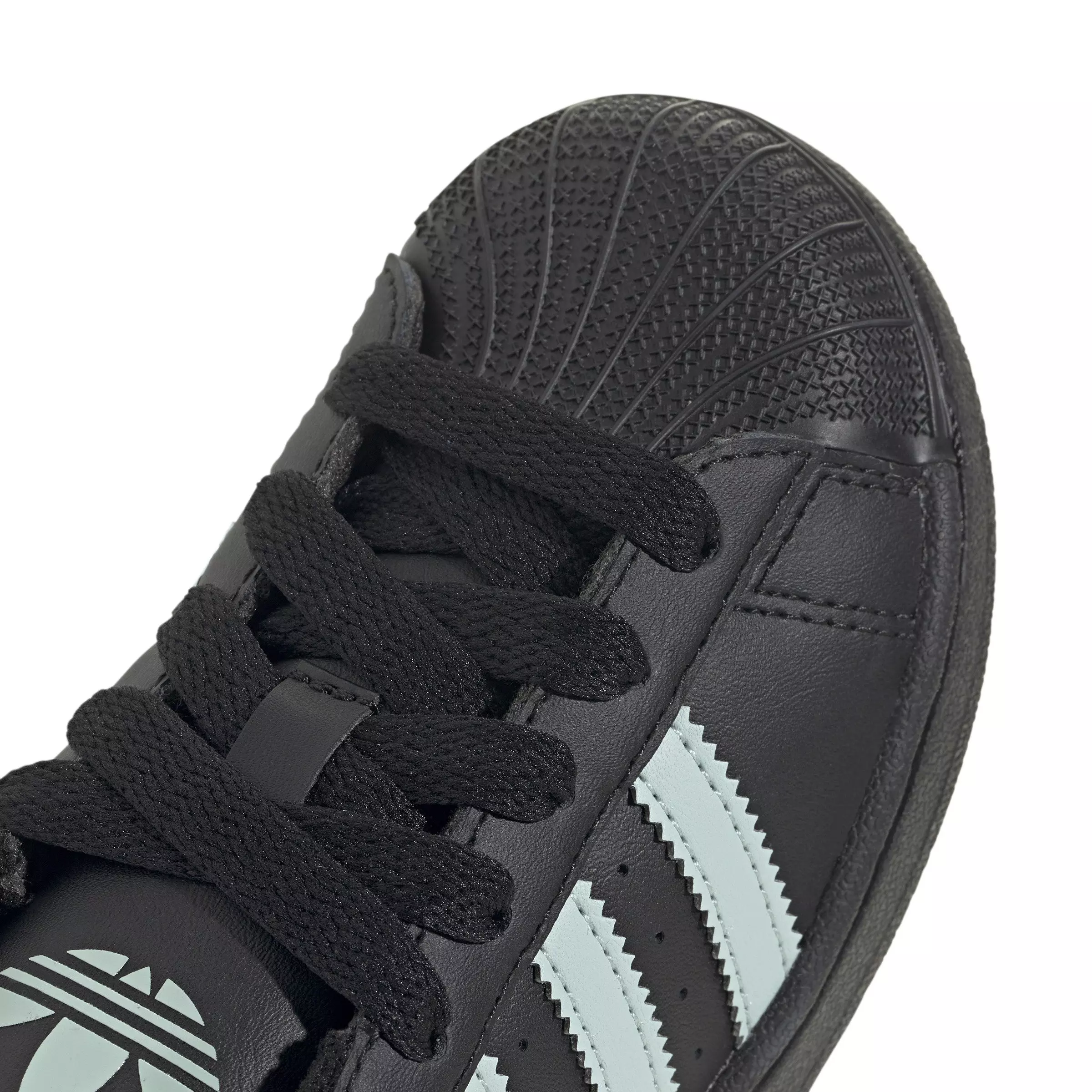 adidas Originals Superstar II "Core Black/Ash Green/Ash Green" Preschool Boys' Shoe - BLACK/GREEN/GREEN