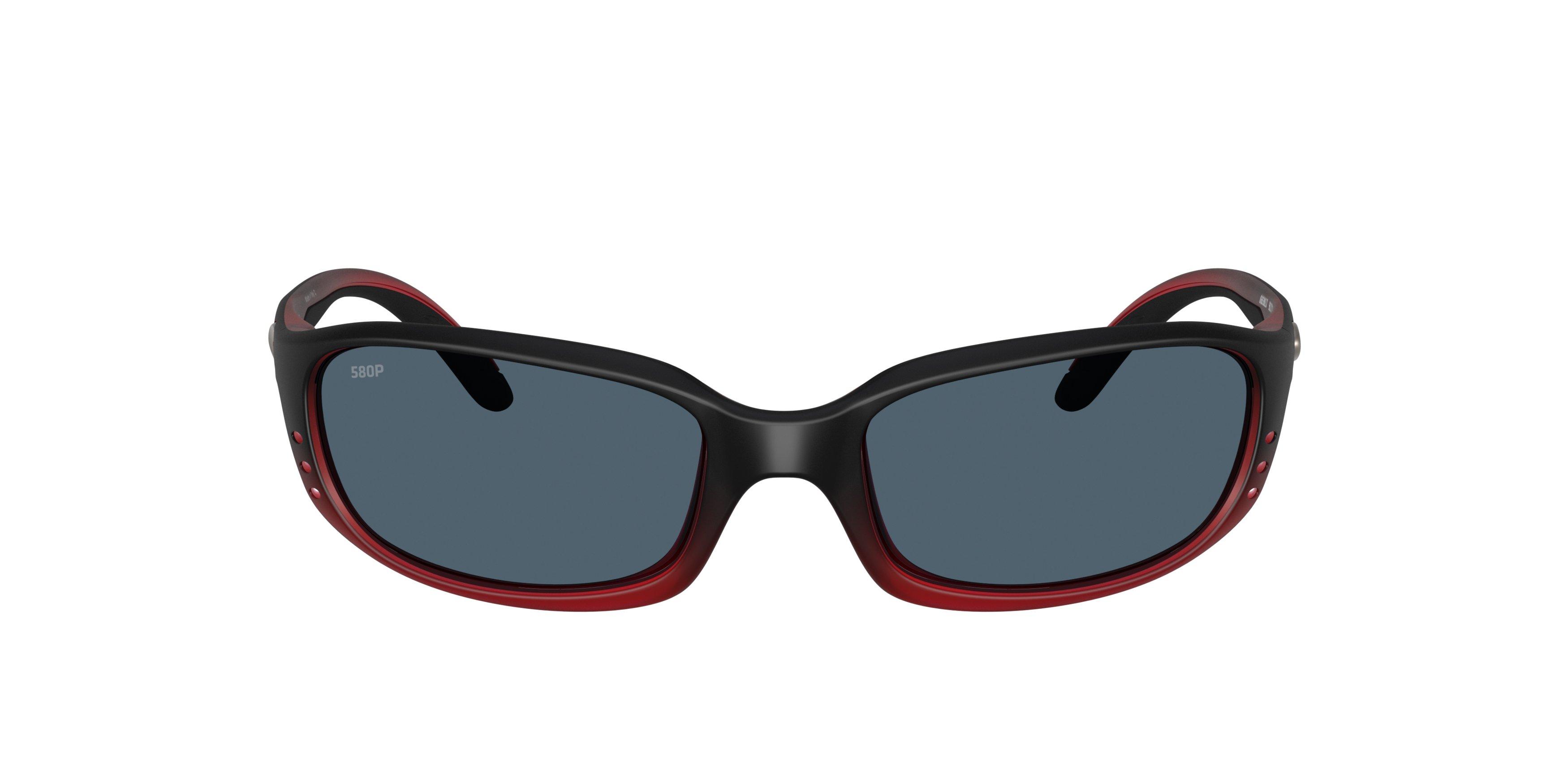 Costa Del Mar Brine Grey 580P Polarized Sunglasses - Red Sky - RED/GREY Thumbnail View 2