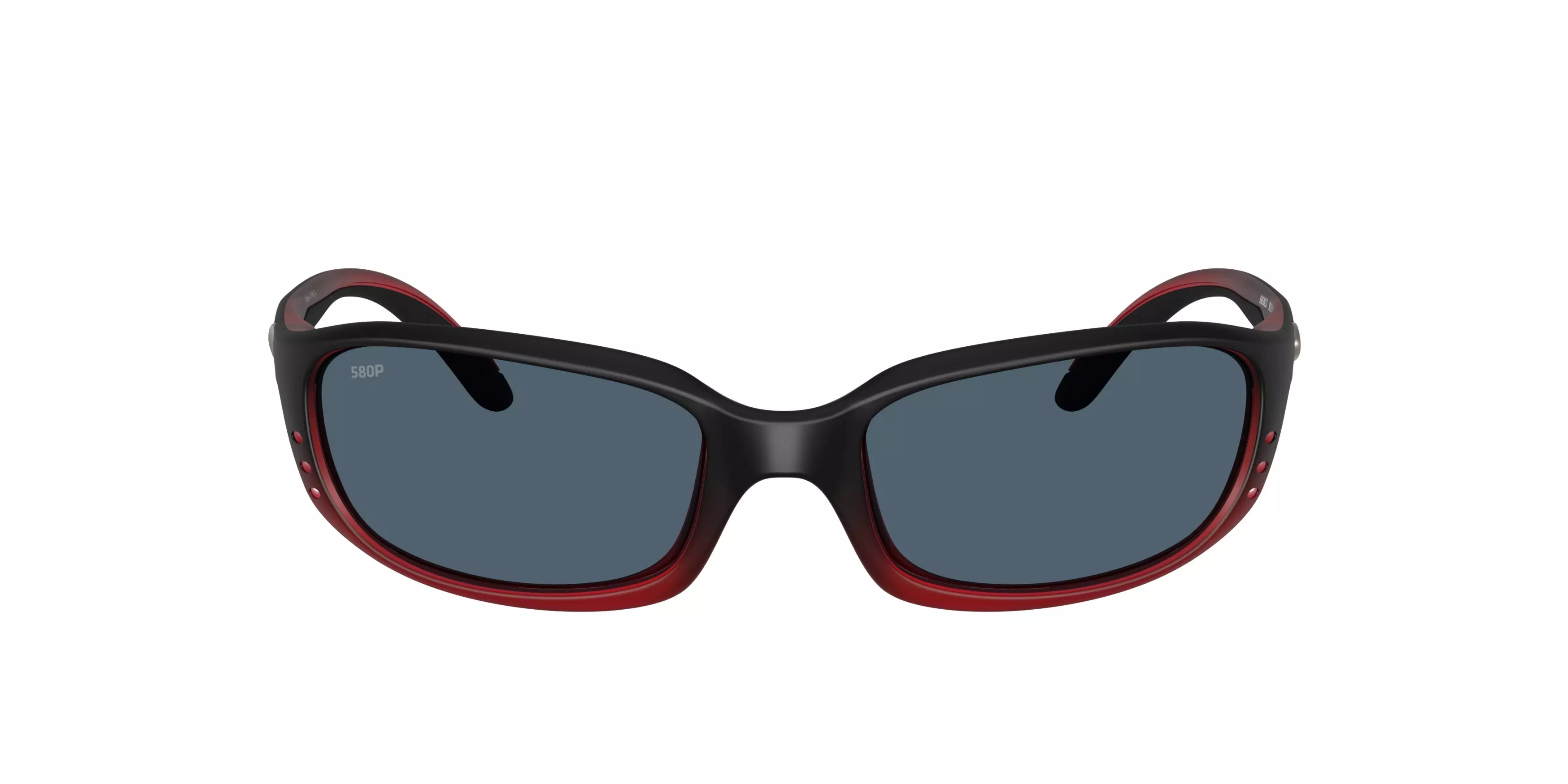 Costa Del Mar Brine Grey 580P Polarized Sunglasses - Red Sky - RED/GREY
