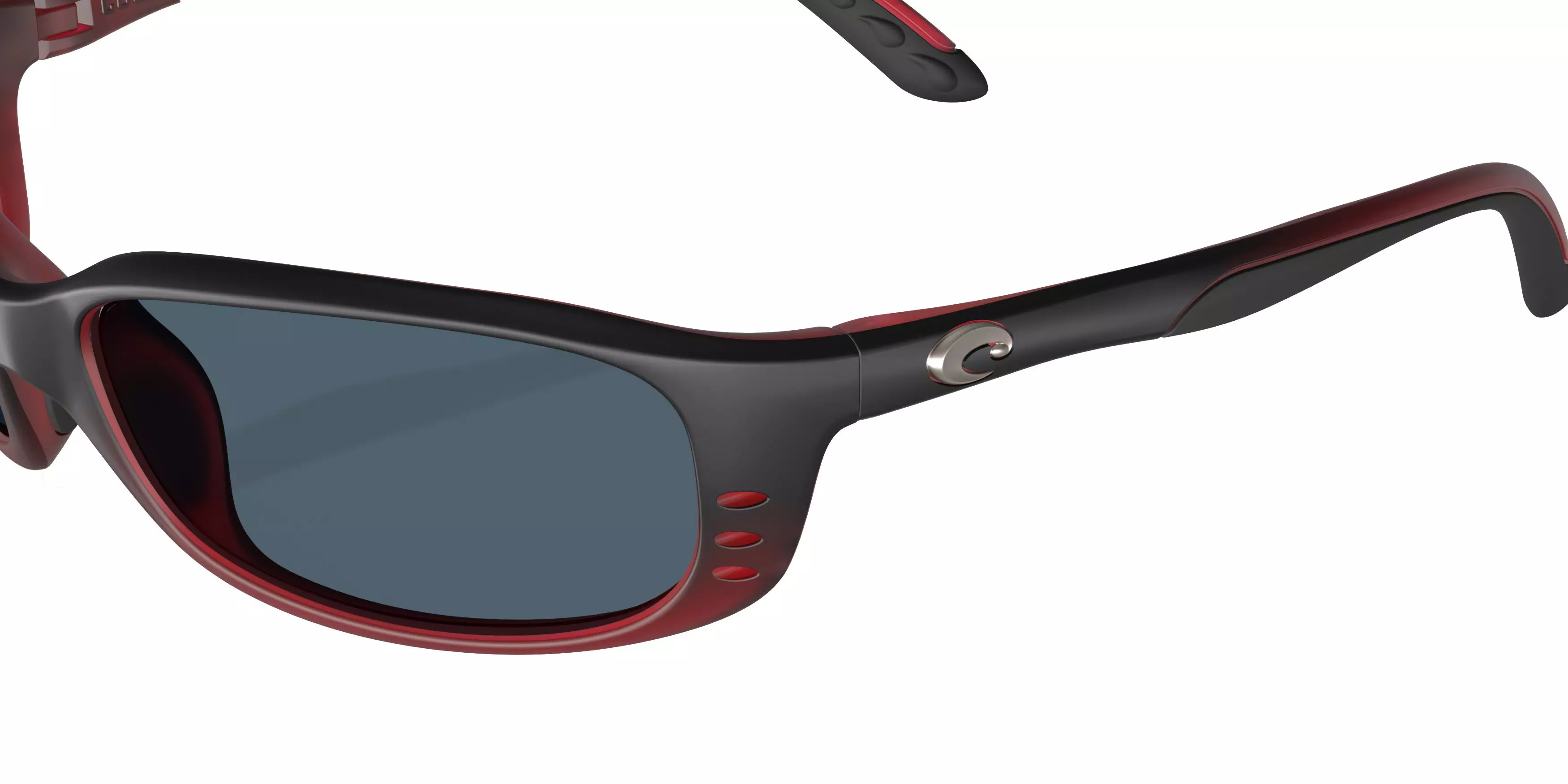 Costa Del Mar Brine Grey 580P Polarized Sunglasses - Red Sky - RED/GREY