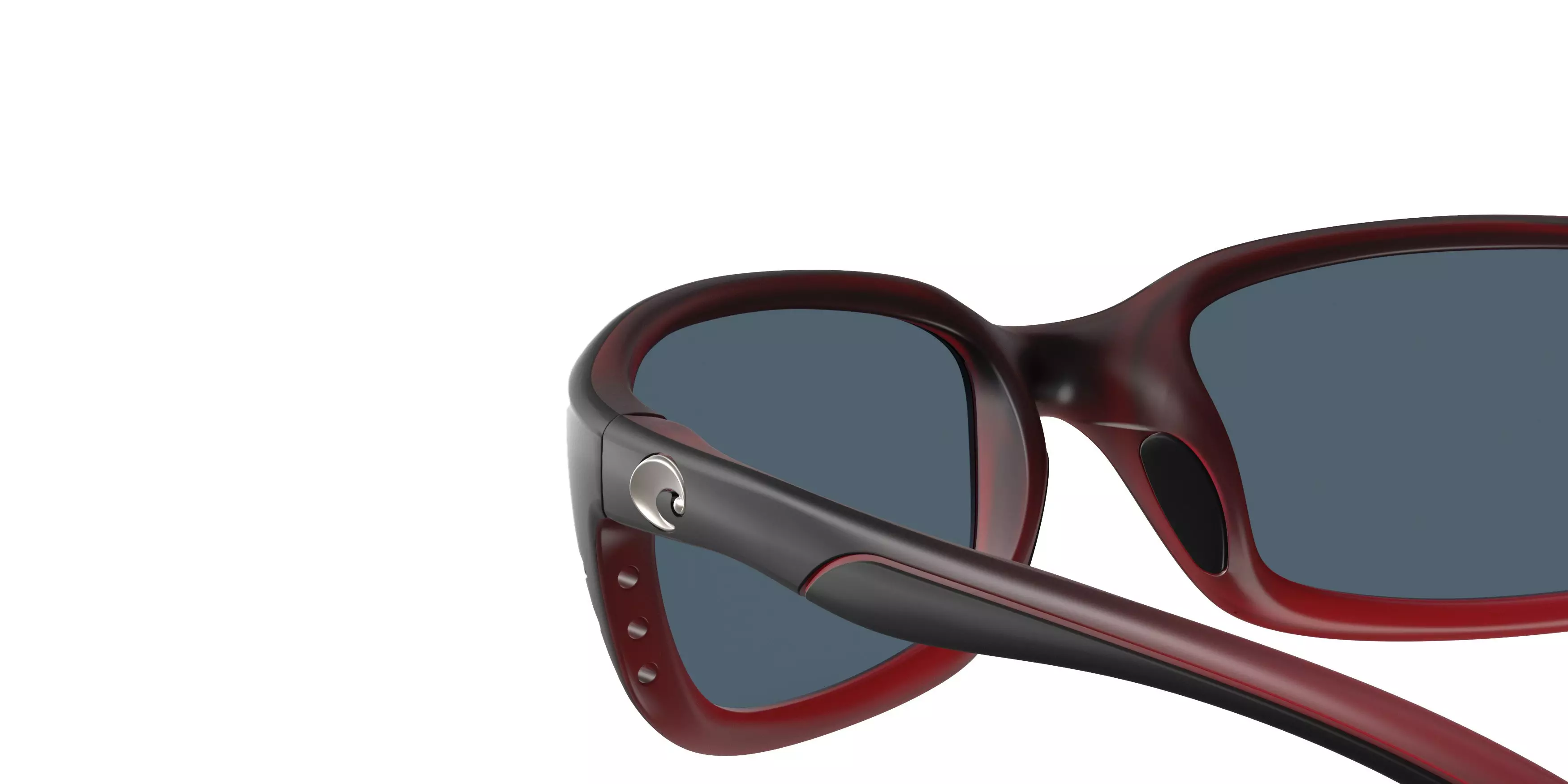 Costa Del Mar Brine Grey 580P Polarized Sunglasses - Red Sky - RED/GREY