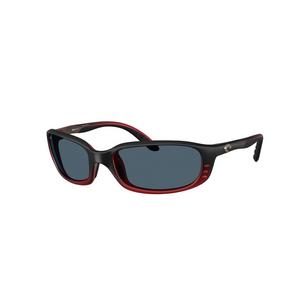 Costa Del Mar Brine Grey 580P Polarized Sunglasses - Red Sky