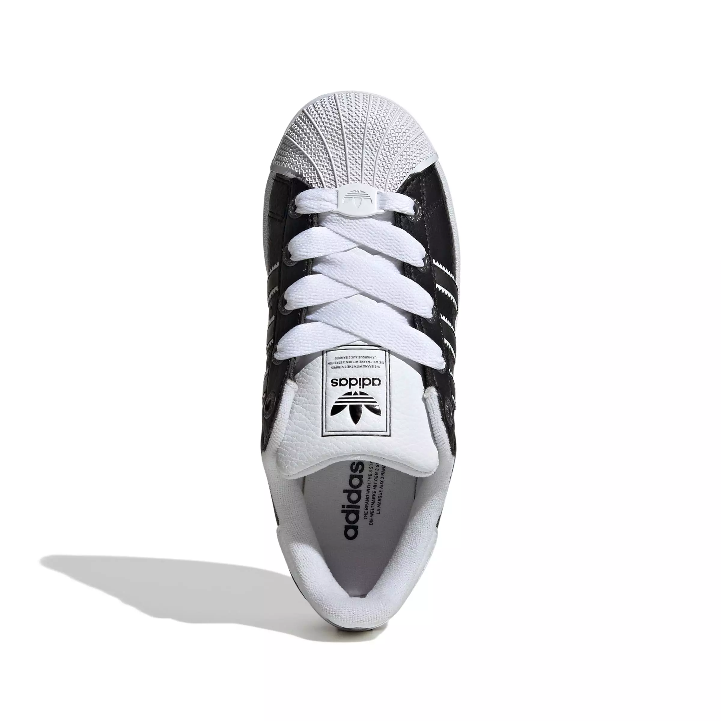 adidas Originals Superstar II "Core Black/Matte Silver/Ftwr White" Grade School Boys' Shoe - BLACK/SILVER/WHITE