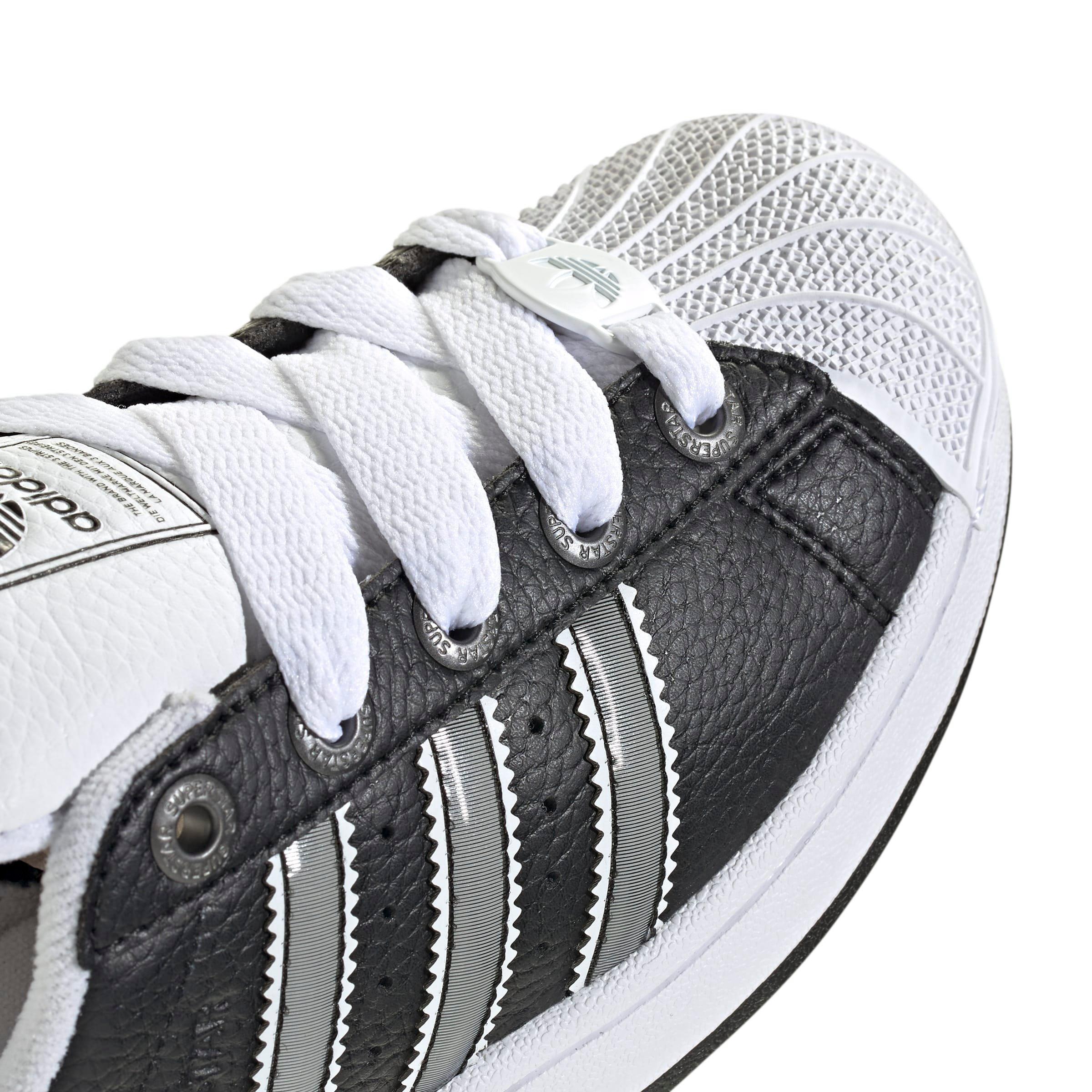 adidas Originals Superstar II Grade School Boys' "Core Black/Matte Silver/Ftwr White" Shoe