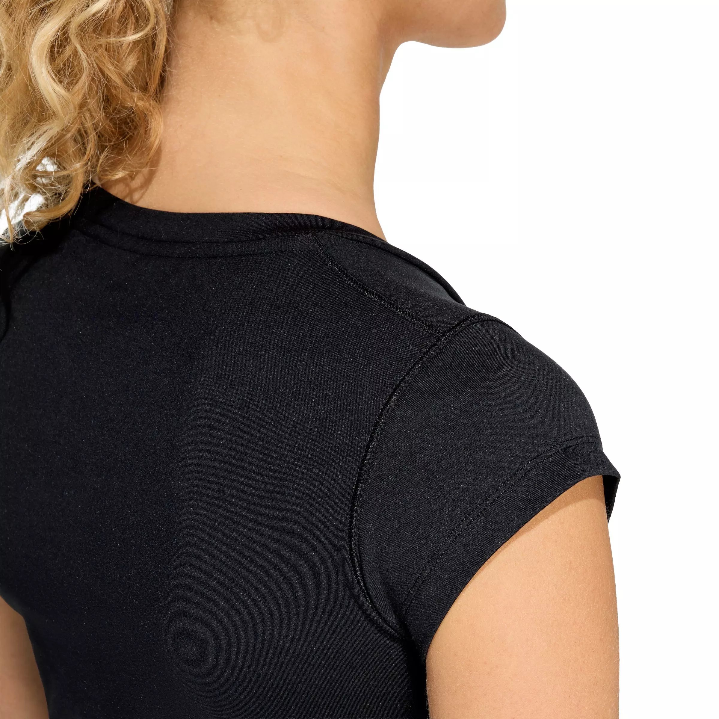 adidas Women's Hyperglam Baby T-Shirt - Black - BLACK