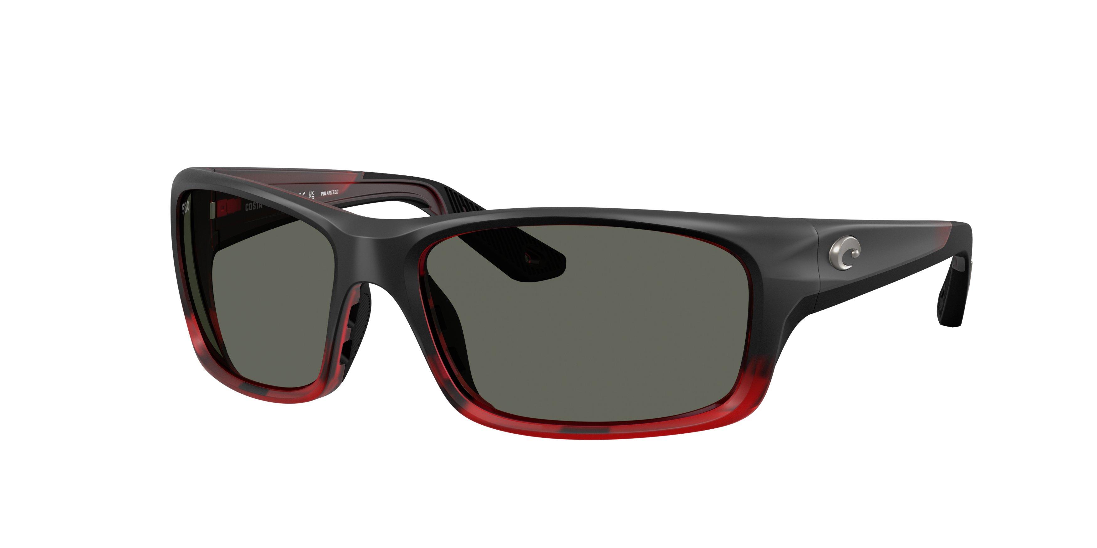 Costa Del Mar Jose Pro Grey 580G Polarized Sunglasses - Red Sky - RED/GREY Thumbnail View 1