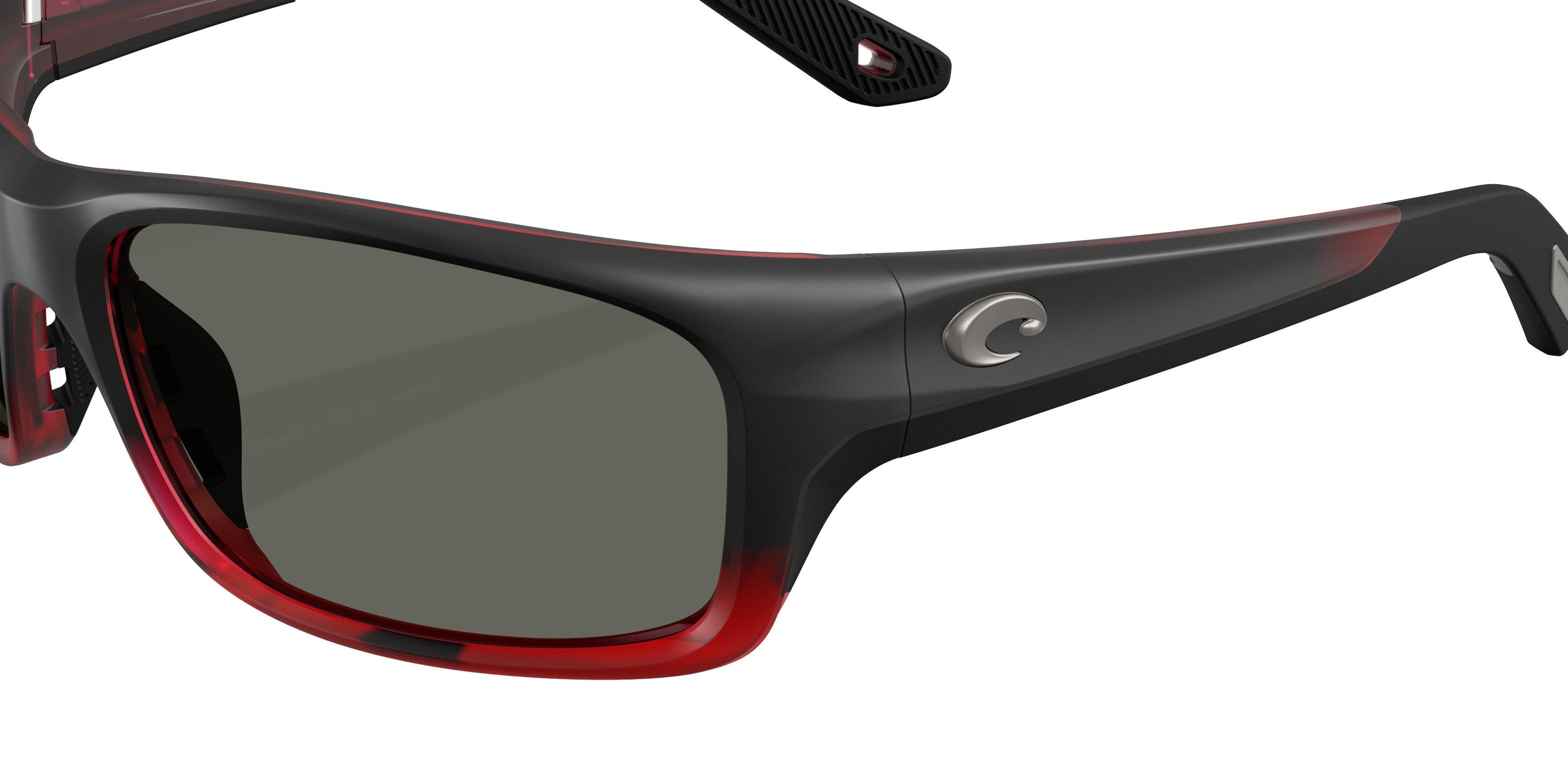 Costa Del Mar Jose Pro Grey 580G Polarized Sunglasses - Red Sky - RED/GREY Thumbnail View 5