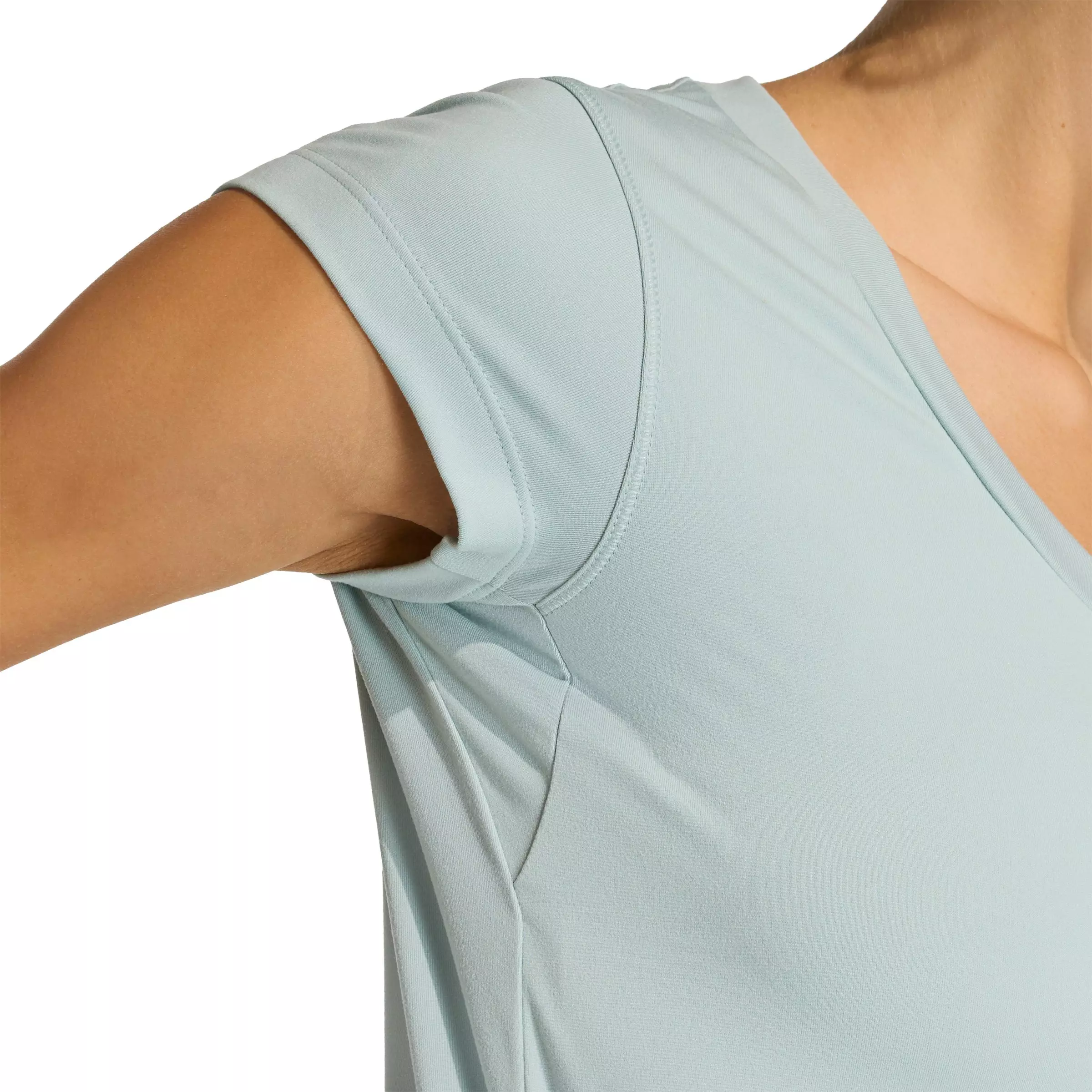 adidas Women's Hyperglam Baby T-Shirt - Sage Green - SAGE GREEN