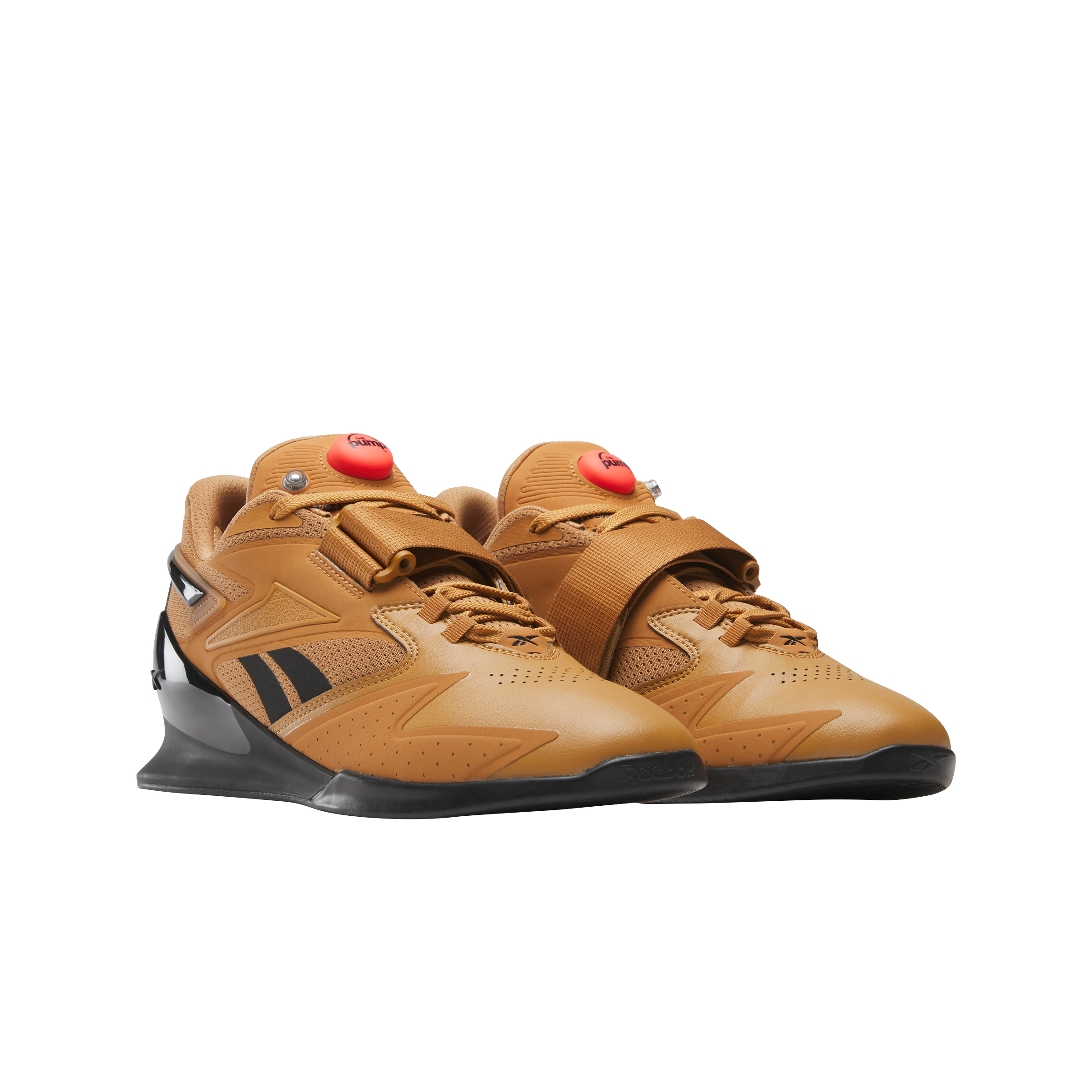 Reebok Legacy Lifter III "Court Brown/Core Black/Neon Cherry" Men's Weightlifting Shoe - BROWN/BLACK/CHERRY Thumbnail View 2