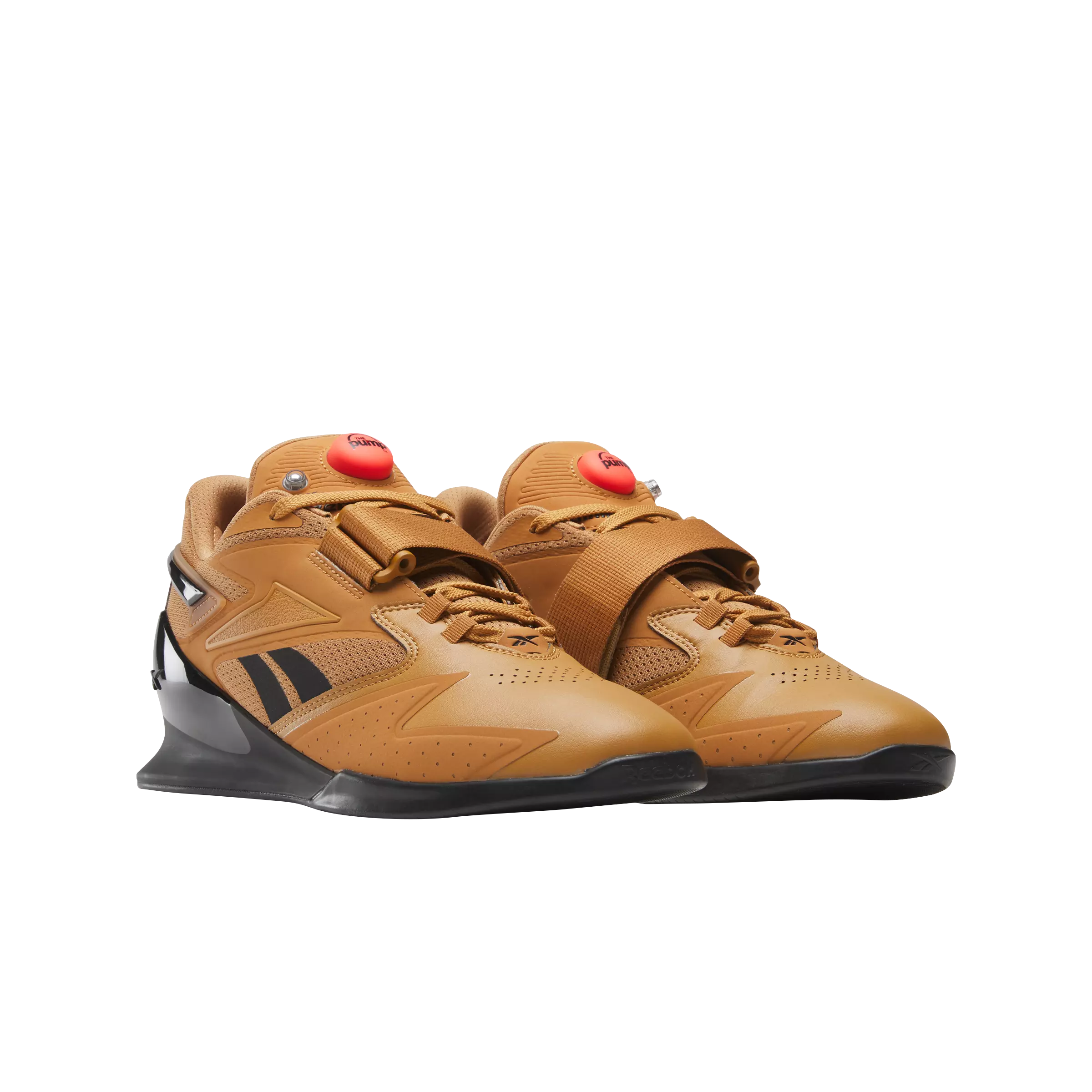 Reebok Legacy Lifter III "Court Brown/Core Black/Neon Cherry" Men's Weightlifting Shoe - BROWN/BLACK/CHERRY