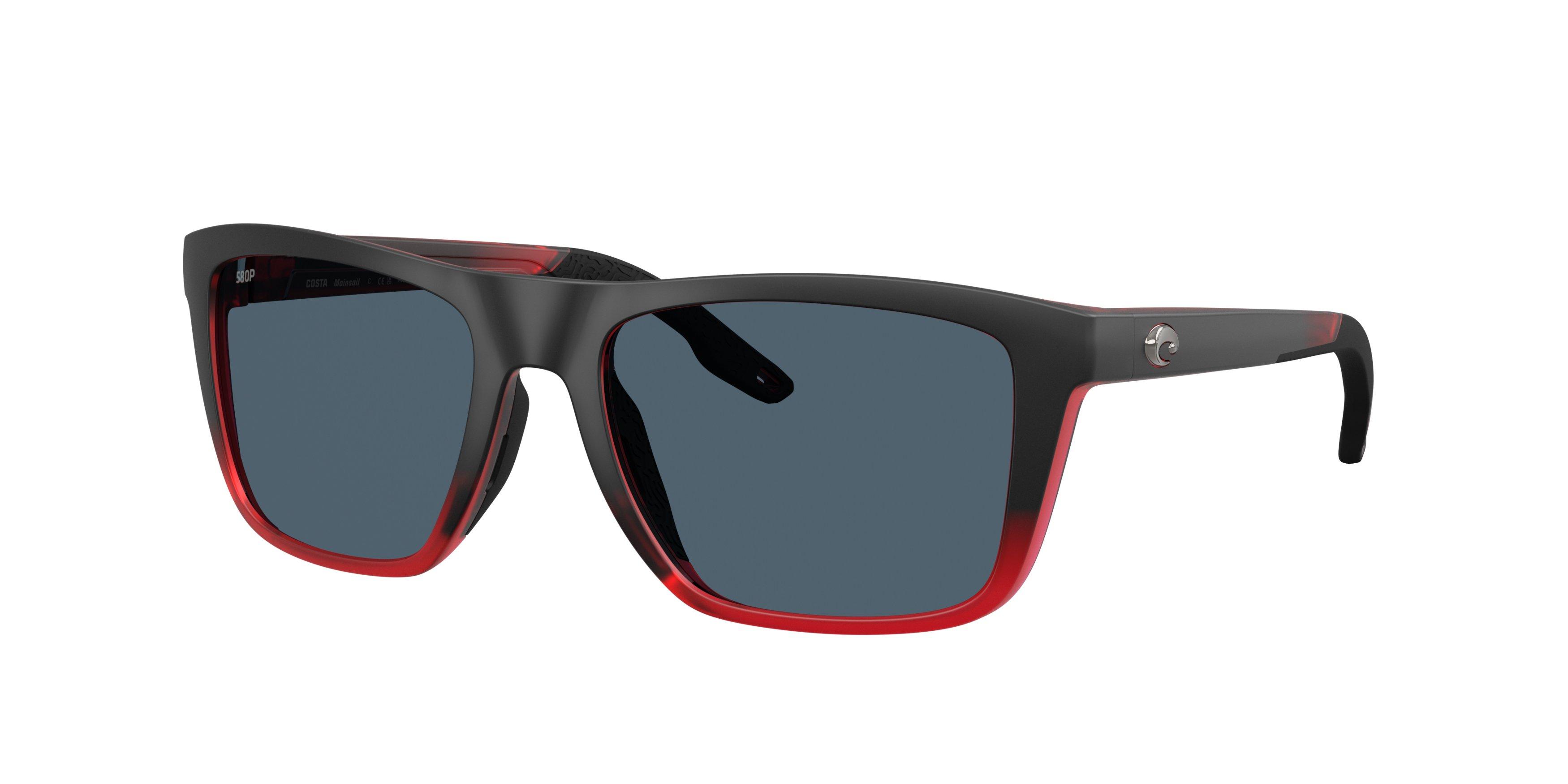 Costa Del Mar Mainsail Grey 580P Polarized Sunglasses - Red Sky - RED/GREY Thumbnail View 1