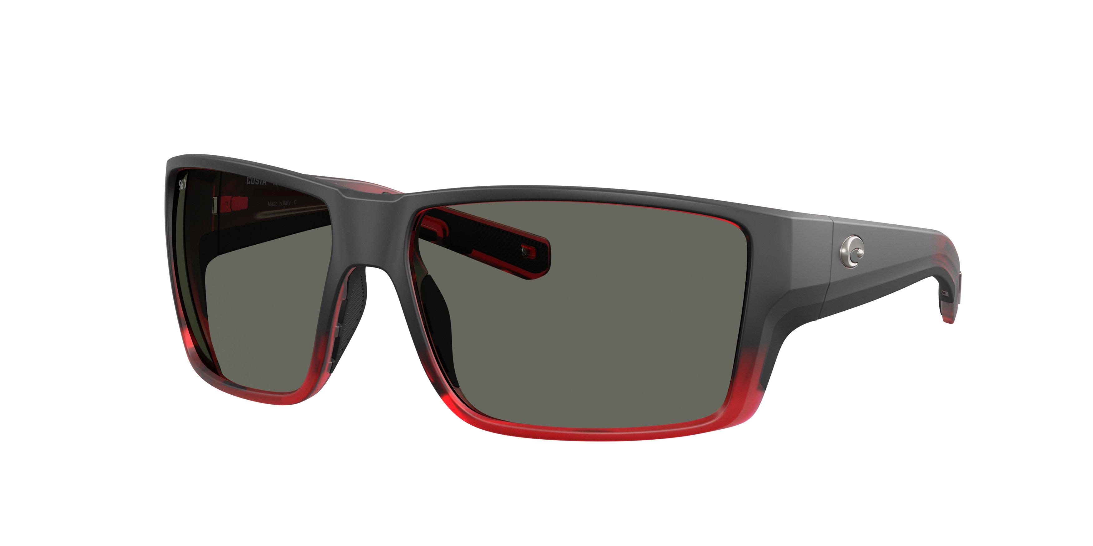 Costa Del Mar Reefton Pro Grey 580G Polarized Sunglasses - Red Sky - RED/GREY Thumbnail View 1