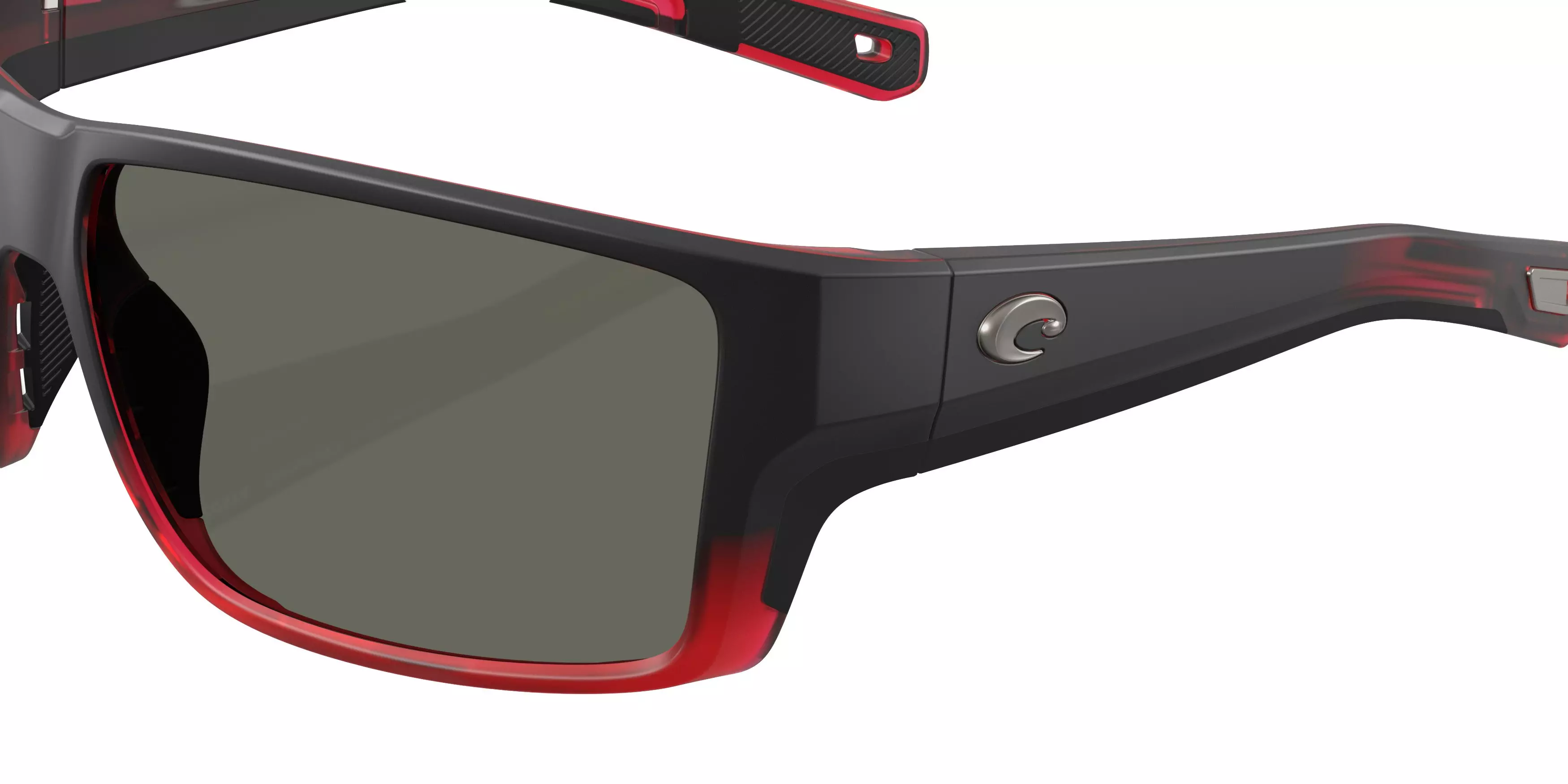Costa Del Mar Reefton Pro Grey 580G Polarized Sunglasses - Red Sky - RED/GREY