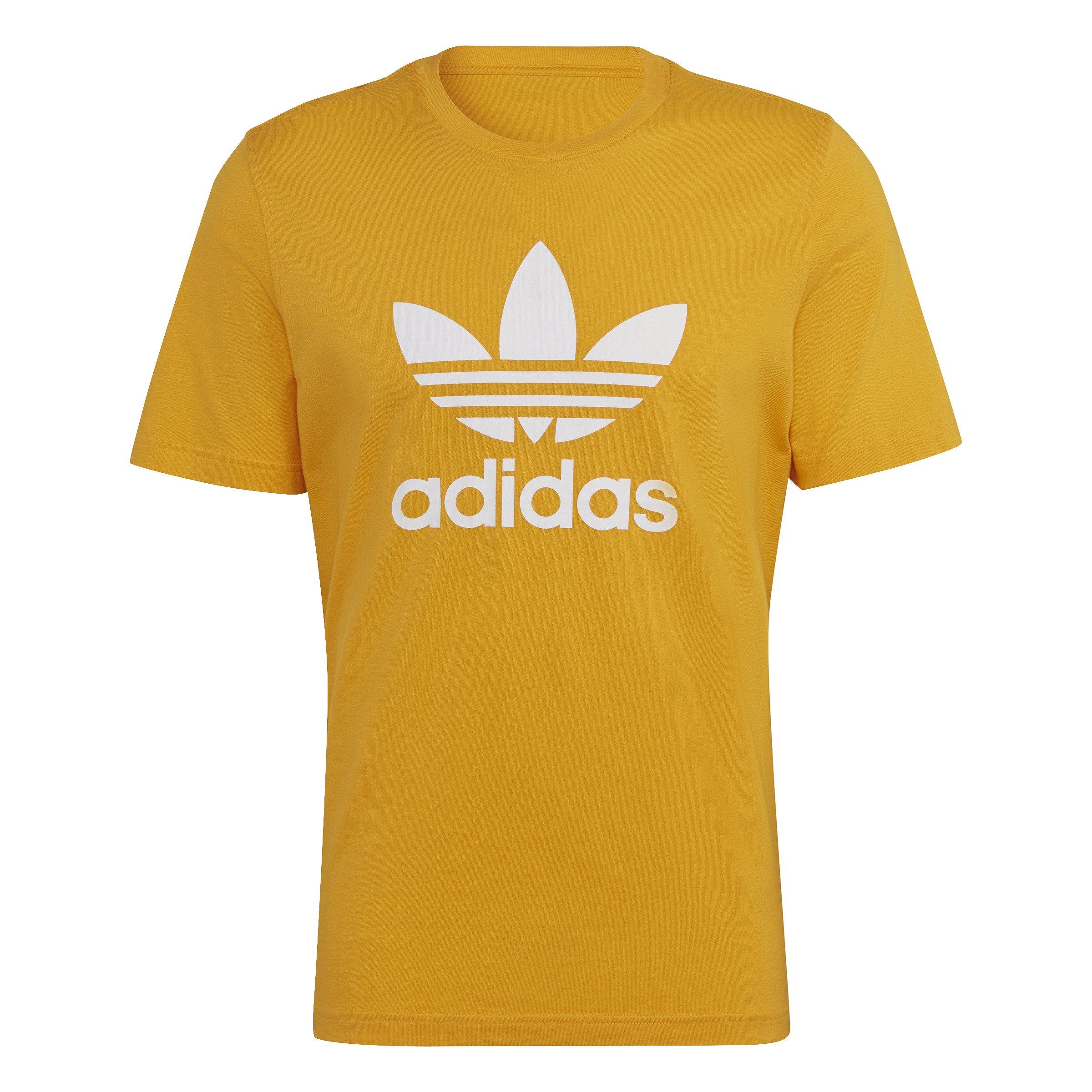 Yellow adidas deals shirt mens