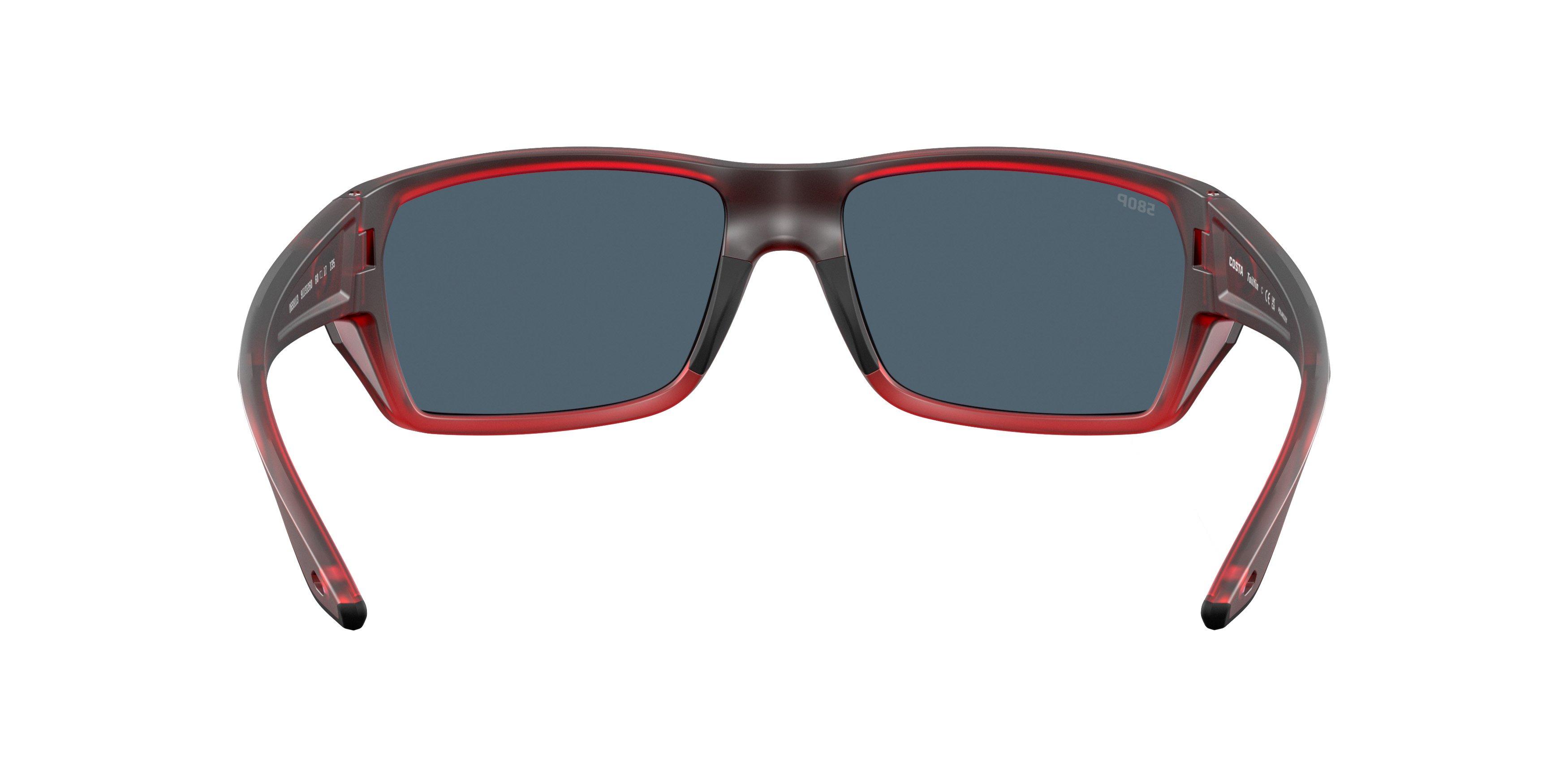 Costa Del Mar Tailfin Grey 580P Lens Polarized Sunglasses - Red Sky - RED/GREY Thumbnail View 2