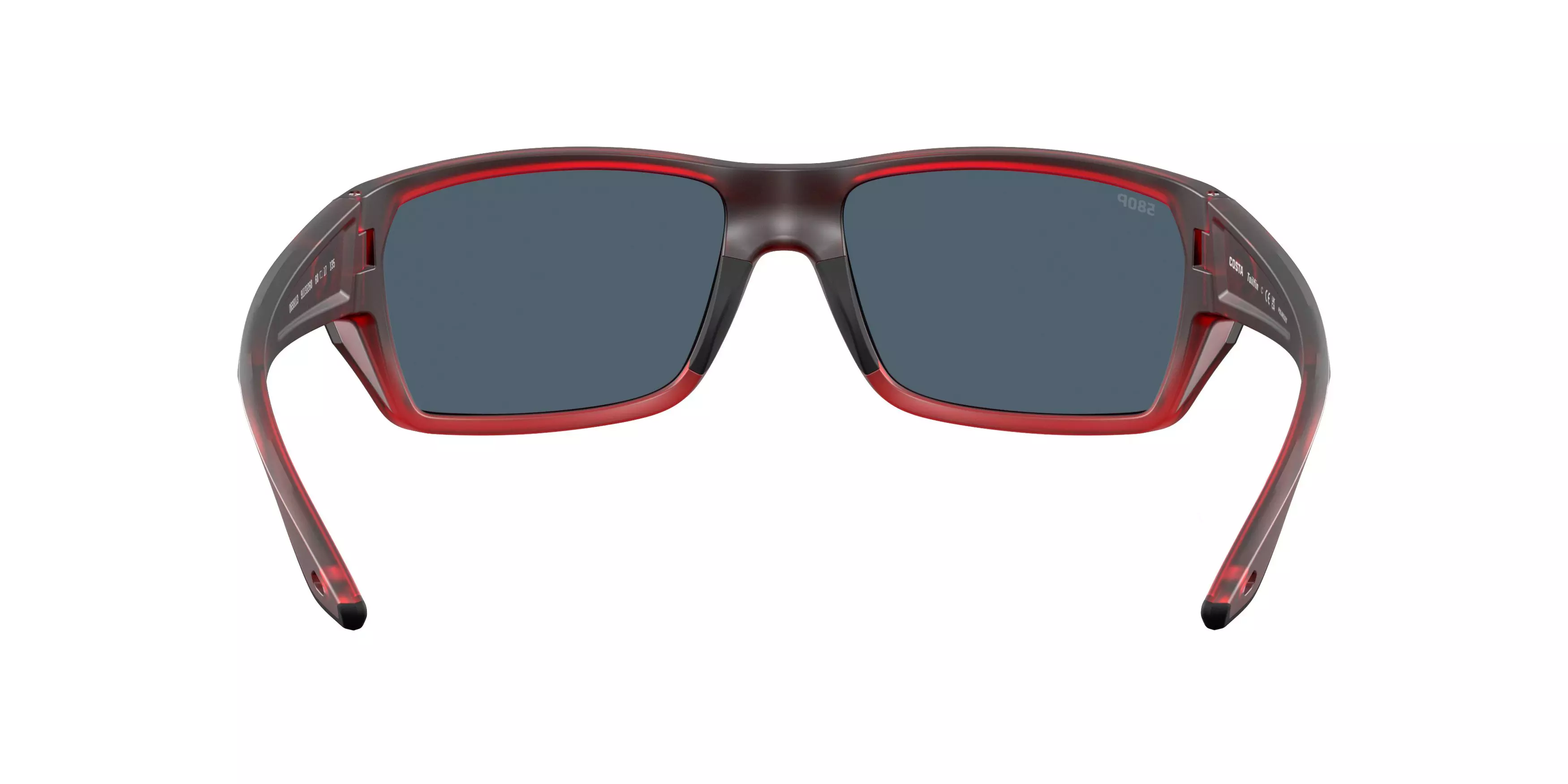 Costa Del Mar Tailfin Grey 580P Lens Polarized Sunglasses - Red Sky - RED/GREY