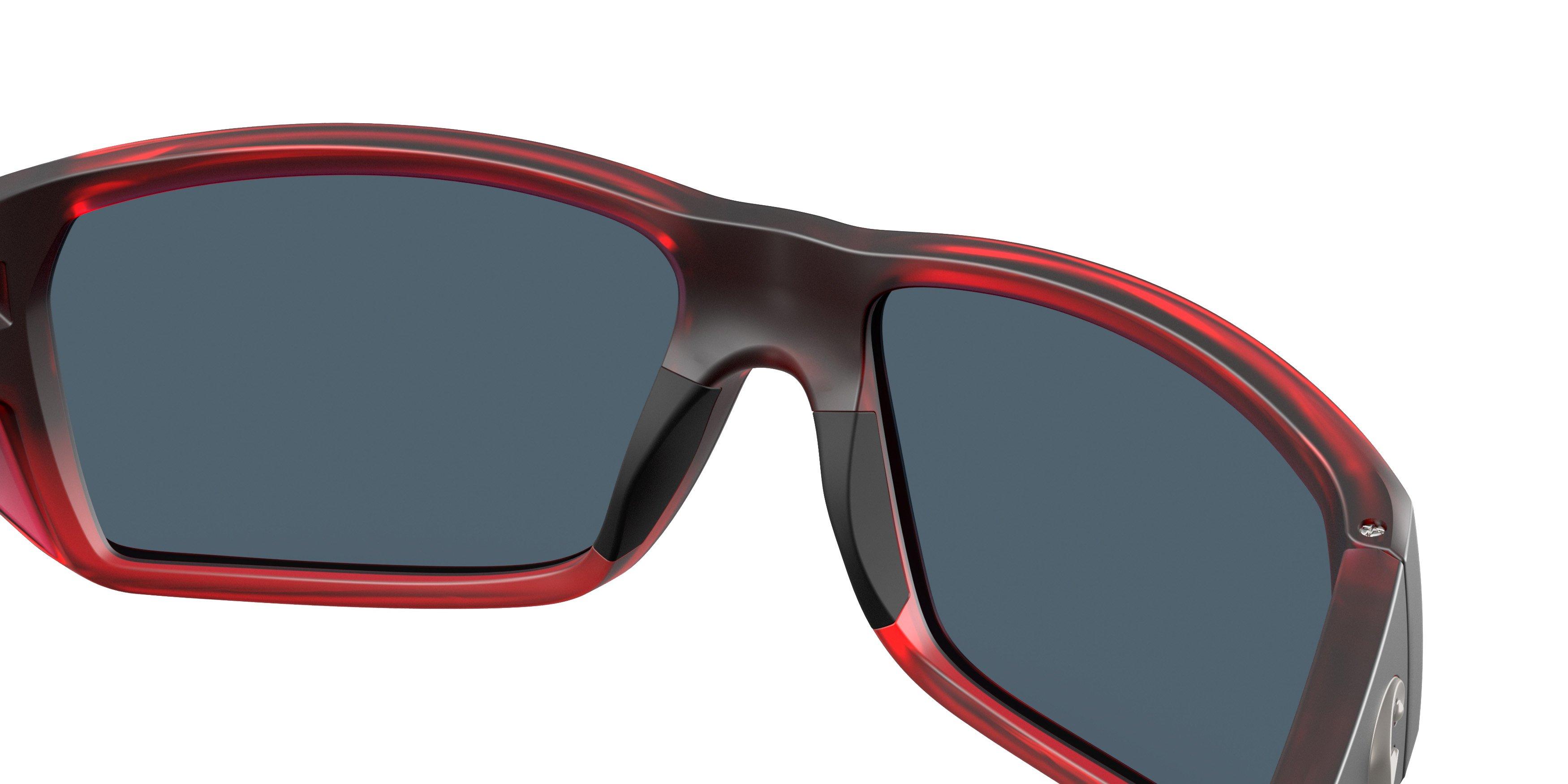Costa Del Mar Tailfin Grey 580P Lens Polarized Sunglasses - Red Sky - RED/GREY Thumbnail View 5