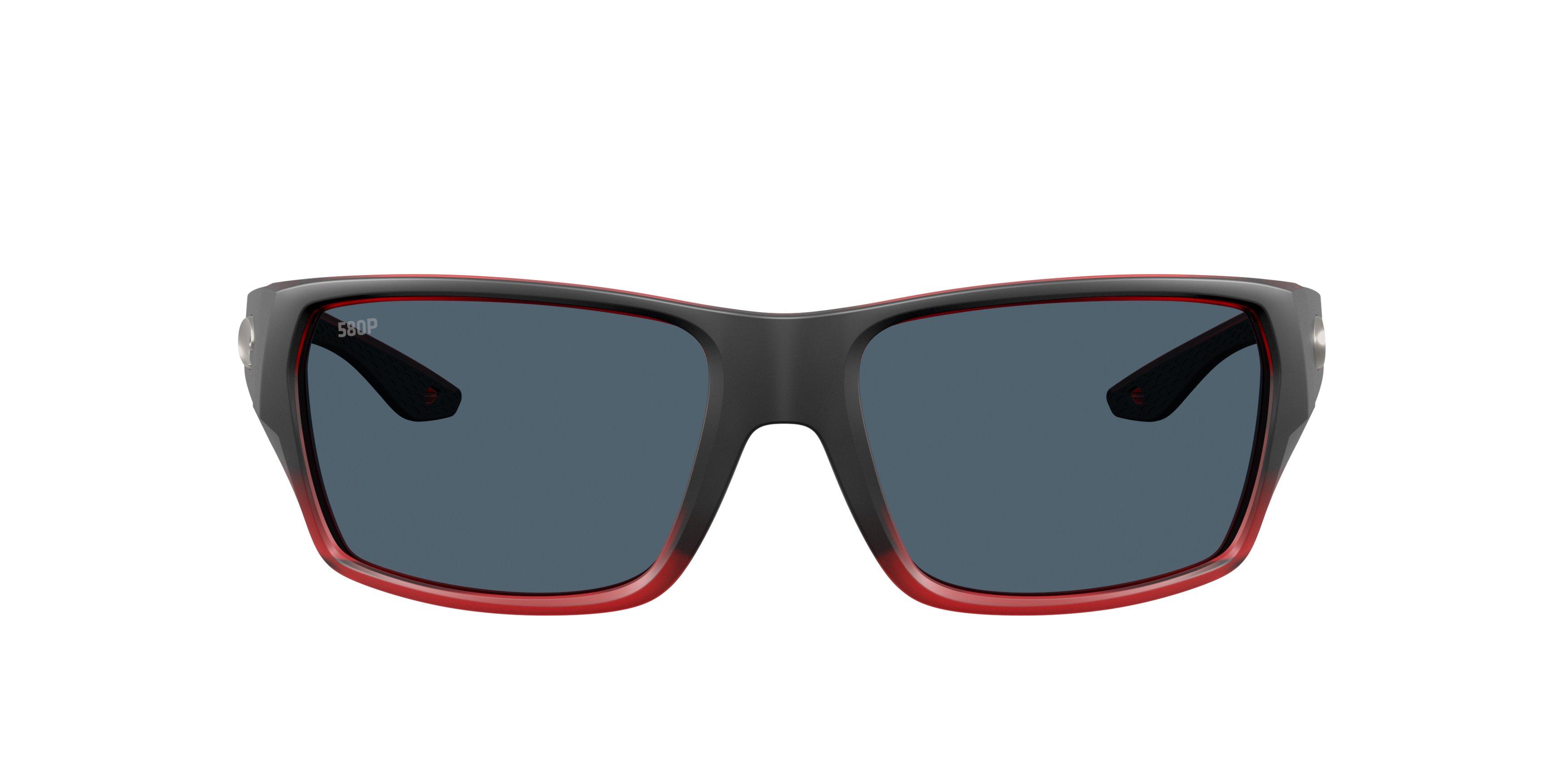 Costa Del Mar Tailfin Grey 580P Polarized Sunglasses - Red Sky - RED/GREY Thumbnail View 2