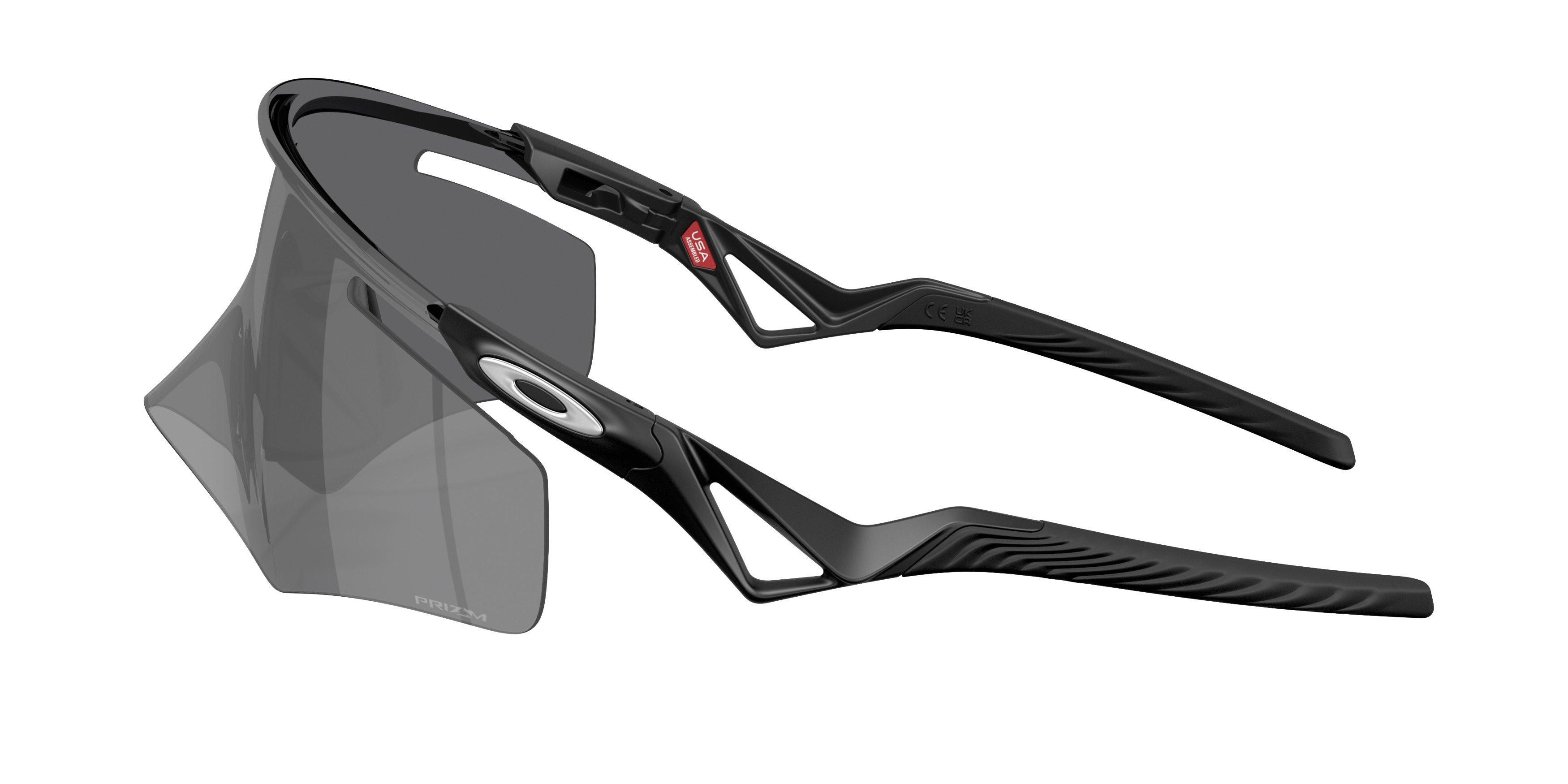 Oakley Qntm Kato Prizm Black Sunglasses - Matte Black - BLACK/GREY Thumbnail View 4