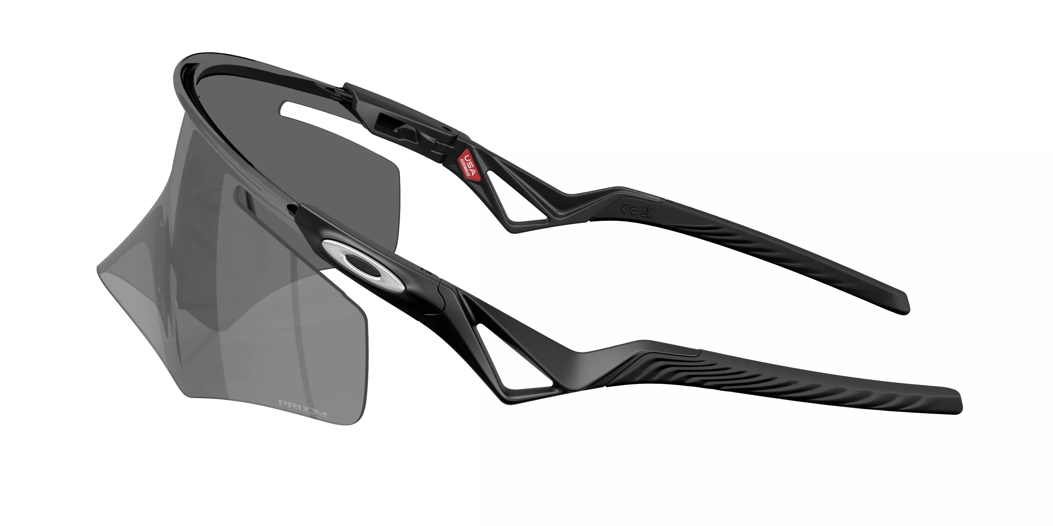 Oakley Qntm Kato Prizm Black Sunglasses - Matte Black - BLACK/GREY