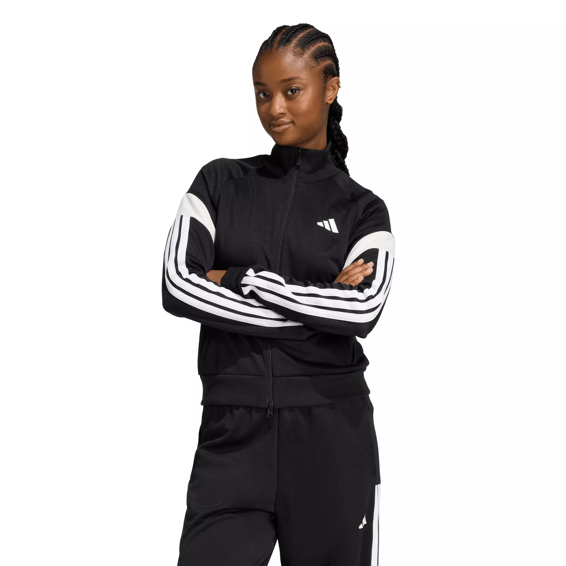 adidas Women's House Of Tiro Nations Pack Track Jacket - Black - BLACK