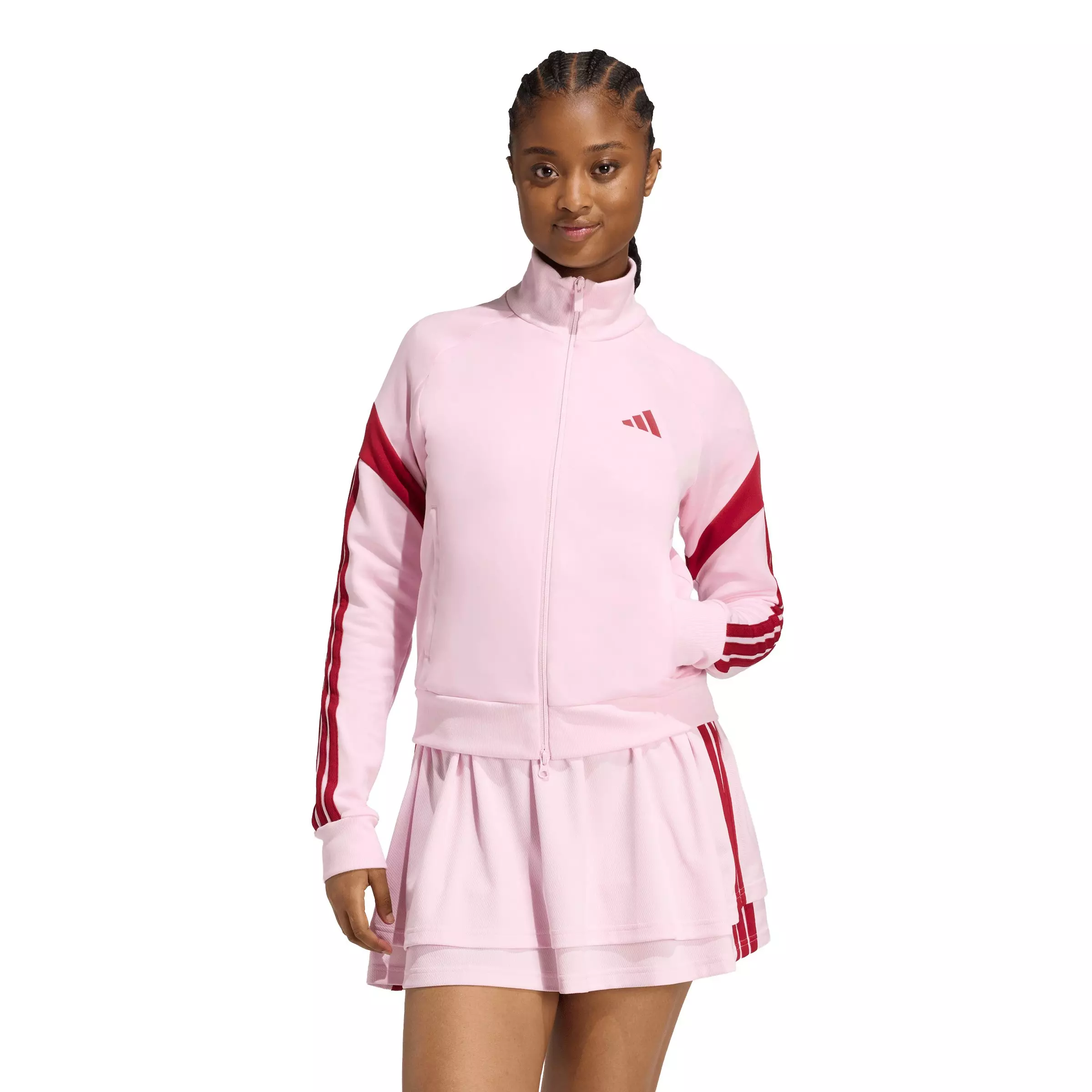adidas Women's House Of Tiro Nations Pack Track Jacket - Light Pink - LIGHT PINK