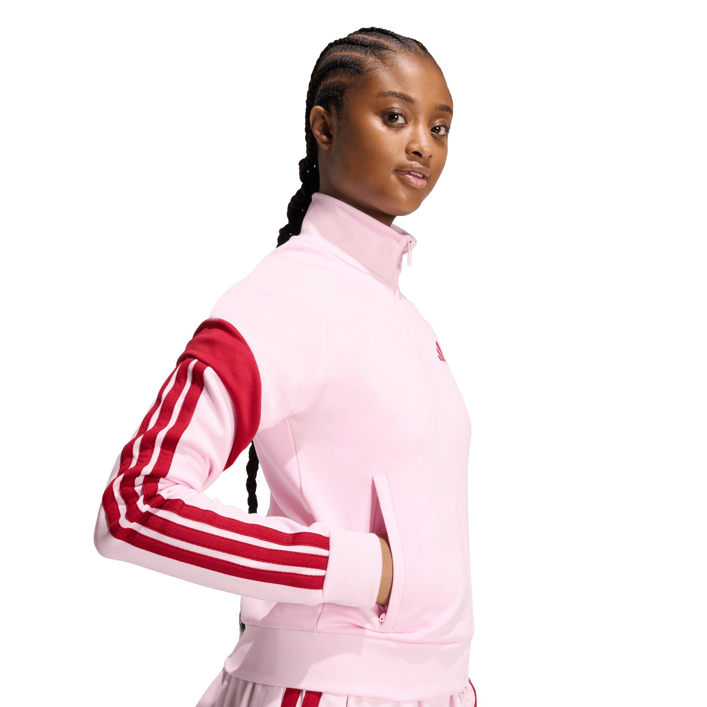 adidas Women's House Of Tiro Nations Pack Track Jacket - Light Pink - LIGHT PINK Thumbnail View 4