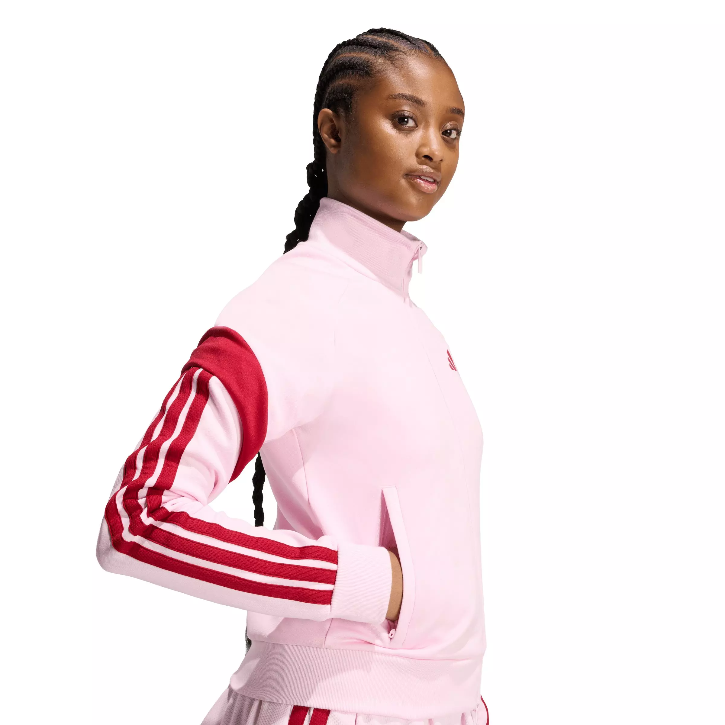 adidas Women's House Of Tiro Nations Pack Track Jacket - Light Pink - LIGHT PINK