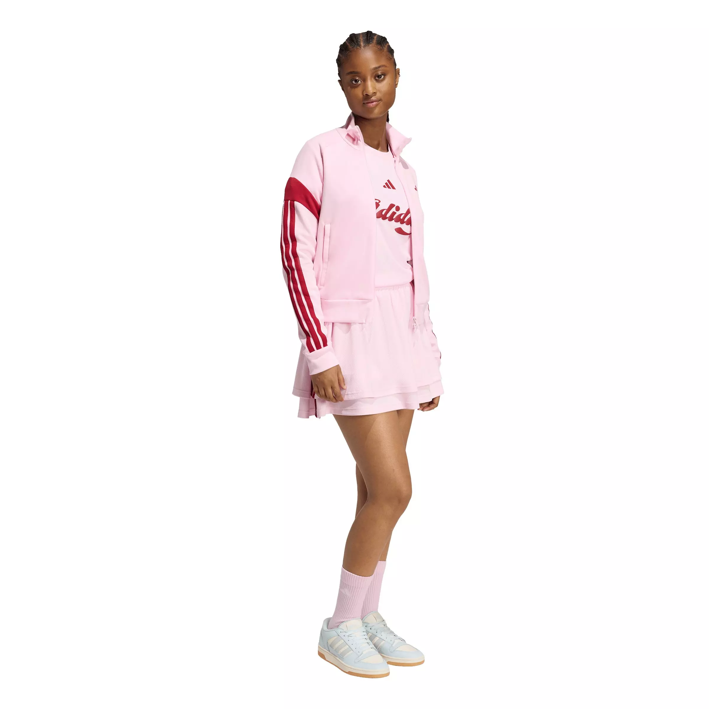 adidas Women's House Of Tiro Nations Pack Track Jacket - Light Pink - LIGHT PINK