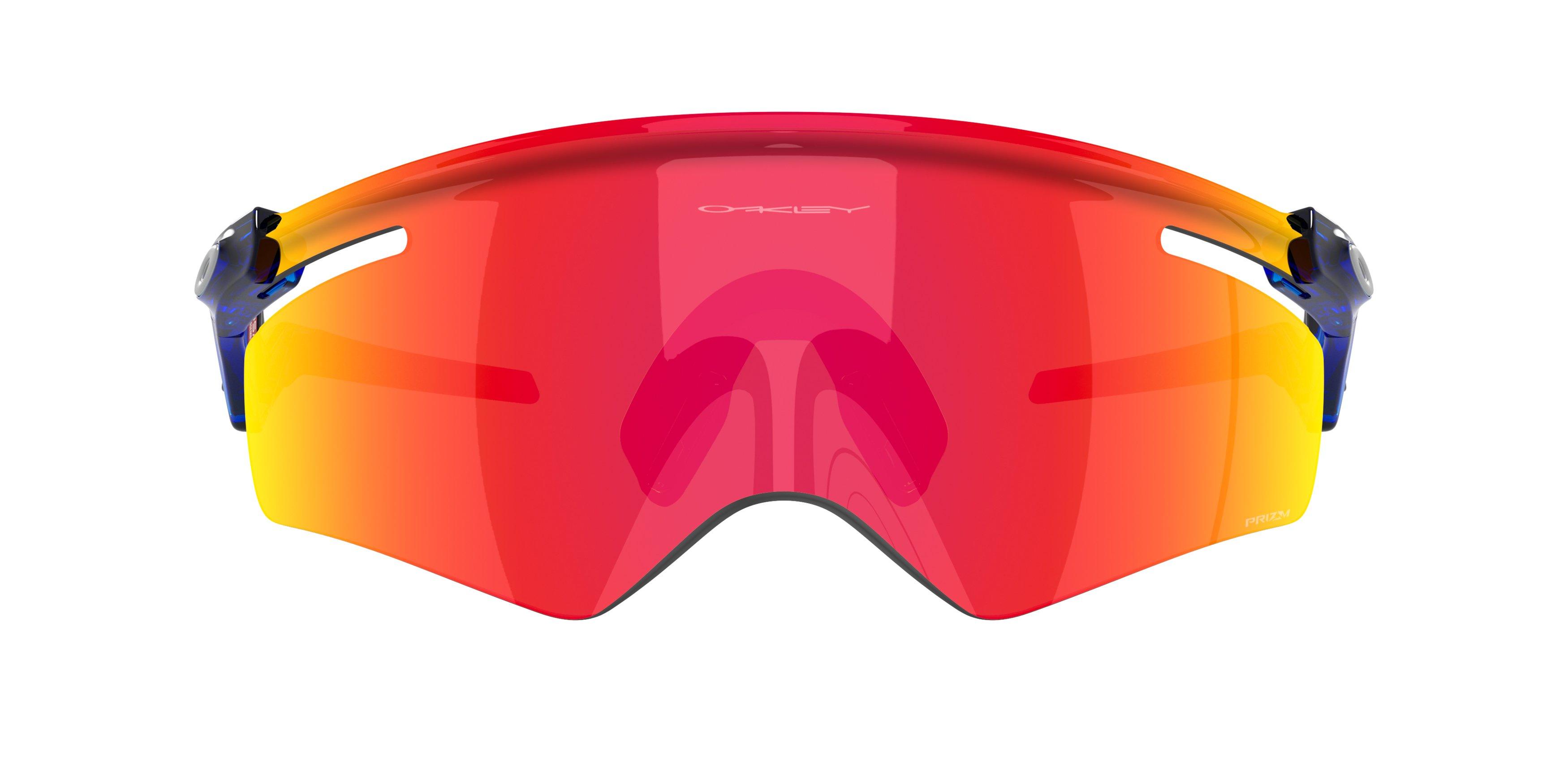 Oakley Qntm Kato Prizm Ruby Sunglasses - Crystal Blue - BLUE/RED Thumbnail View 2