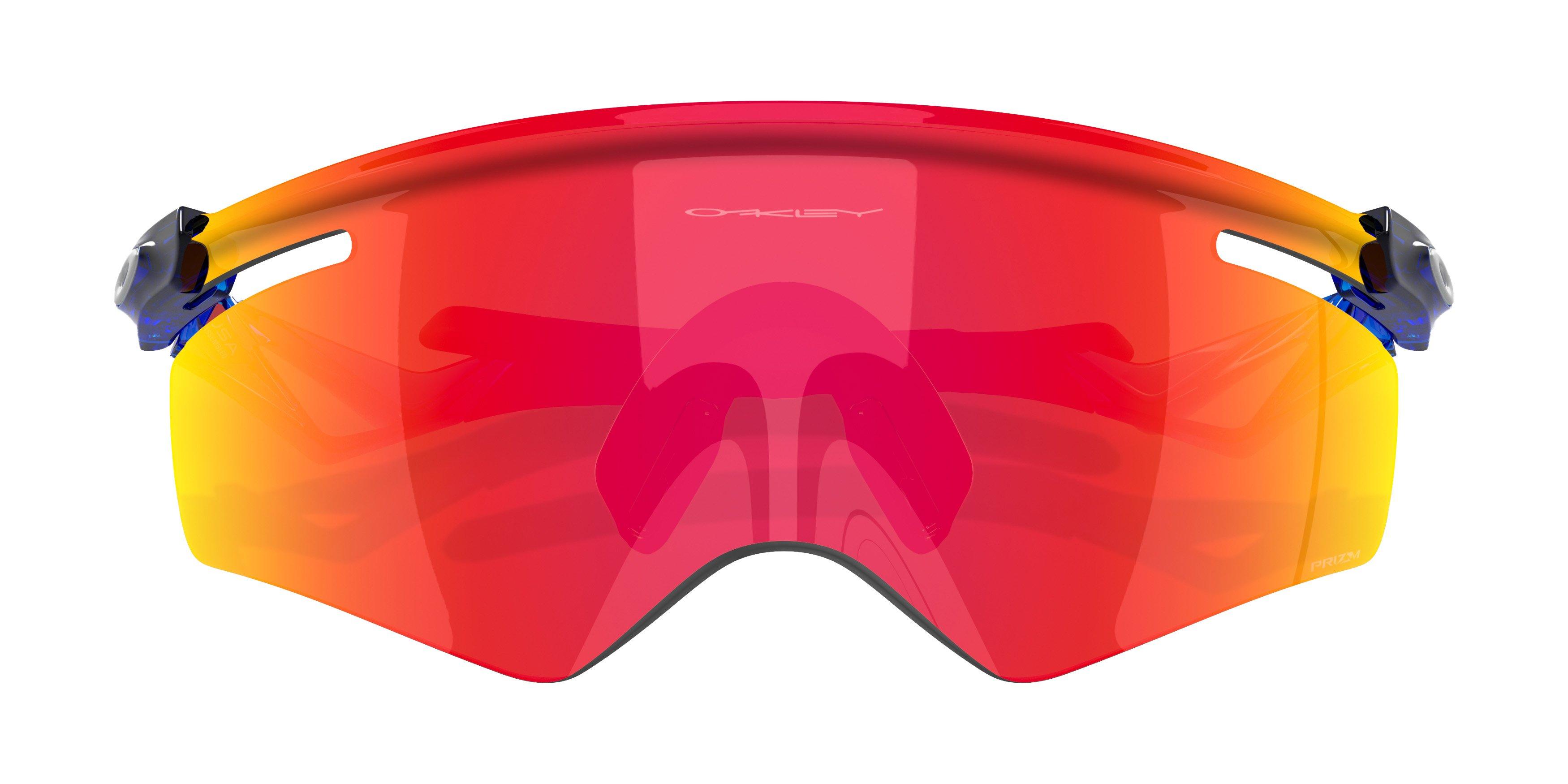 Oakley Qntm Kato Prizm Ruby Sunglasses - Crystal Blue - BLUE/RED Thumbnail View 8