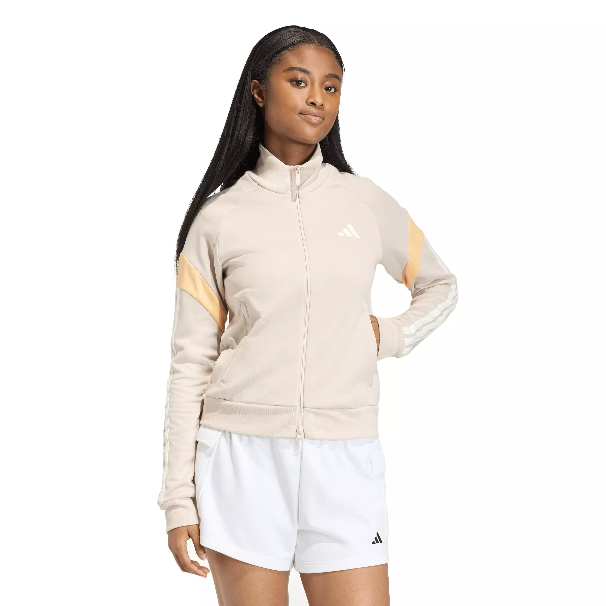 adidas Women's House Of Tiro Nations Pack Track Jacket - Beige - BEIGE