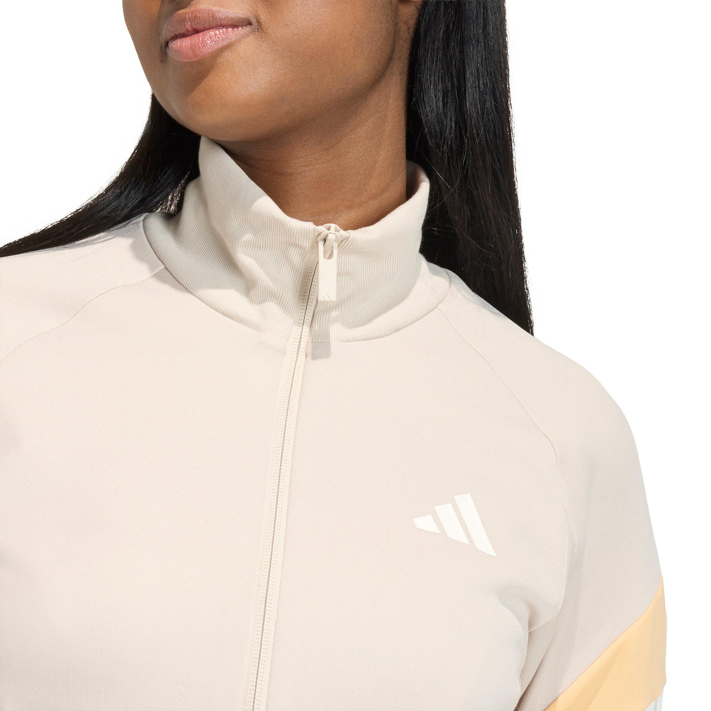 adidas Women's House Of Tiro Nations Pack Track Jacket - Beige - BEIGE Thumbnail View 3