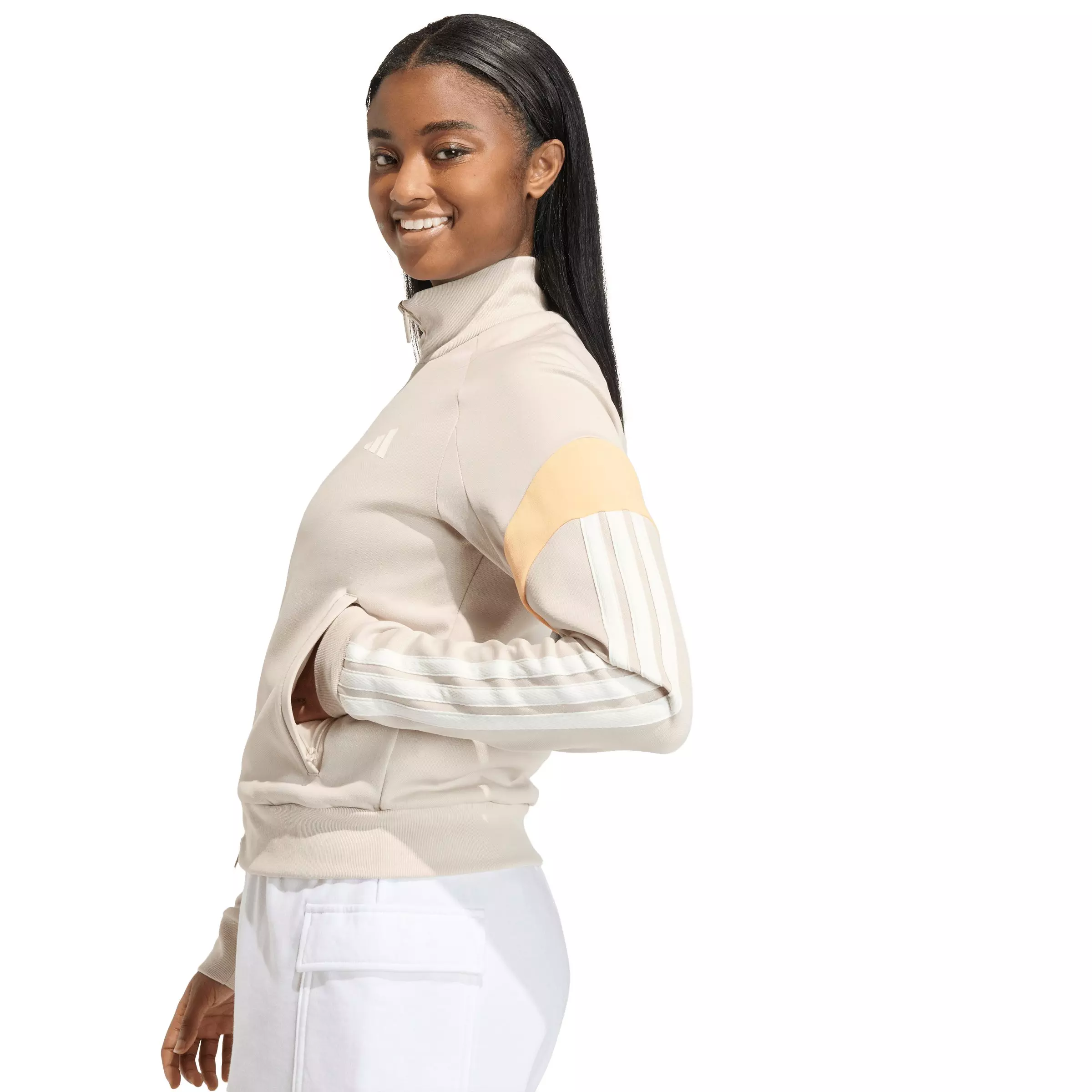 adidas Women's House Of Tiro Nations Pack Track Jacket - Beige - BEIGE