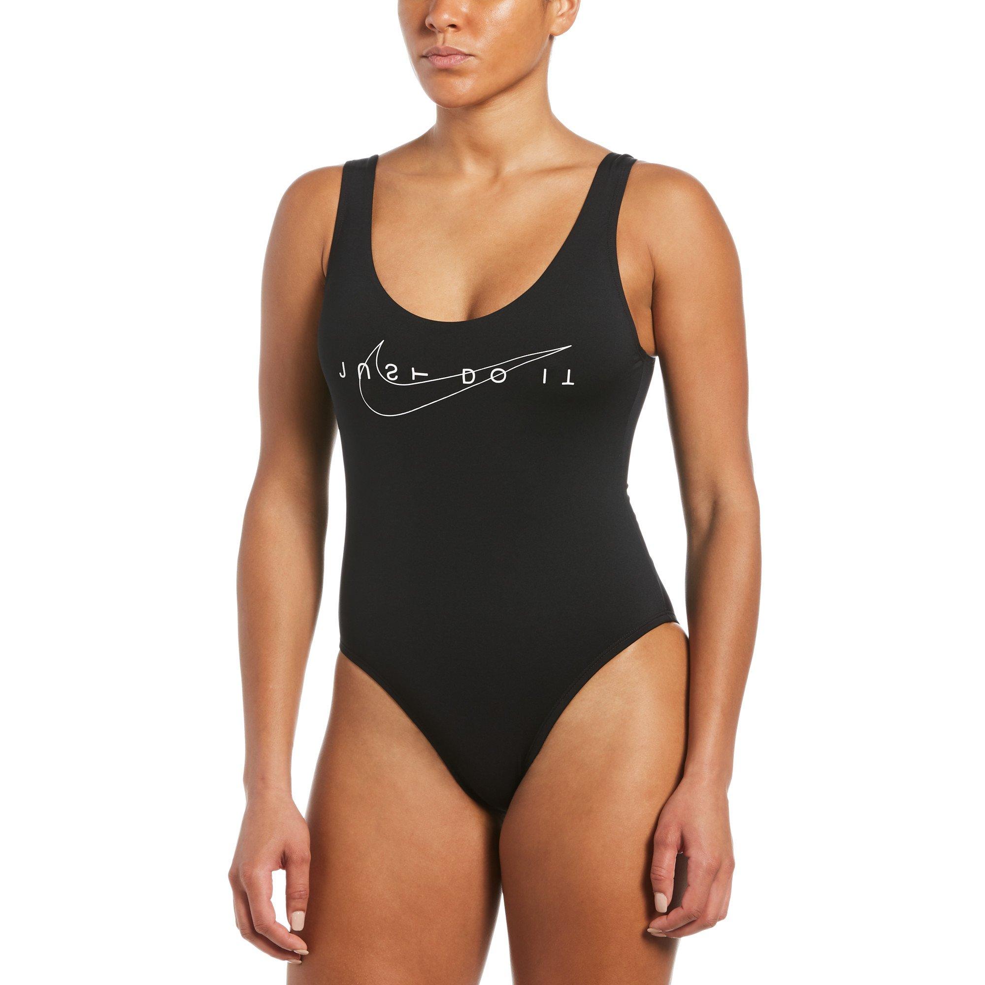 Nike Women S Multi Logo U Back One Piece Swimsuit Hibbett City Gear