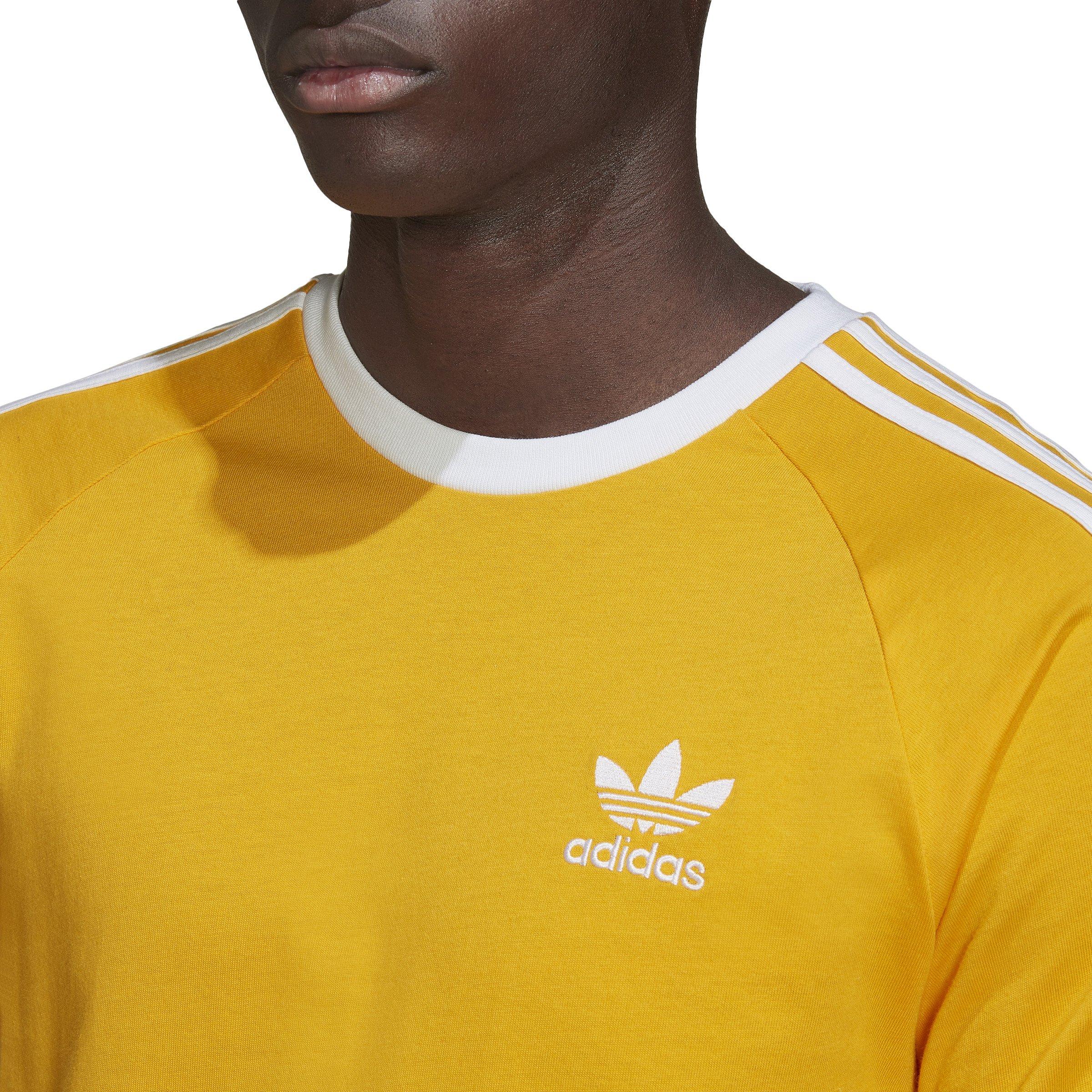 adidas Originals Men's Adicolor Classics Trefoil T-Shirt - Yellow - Hibbett