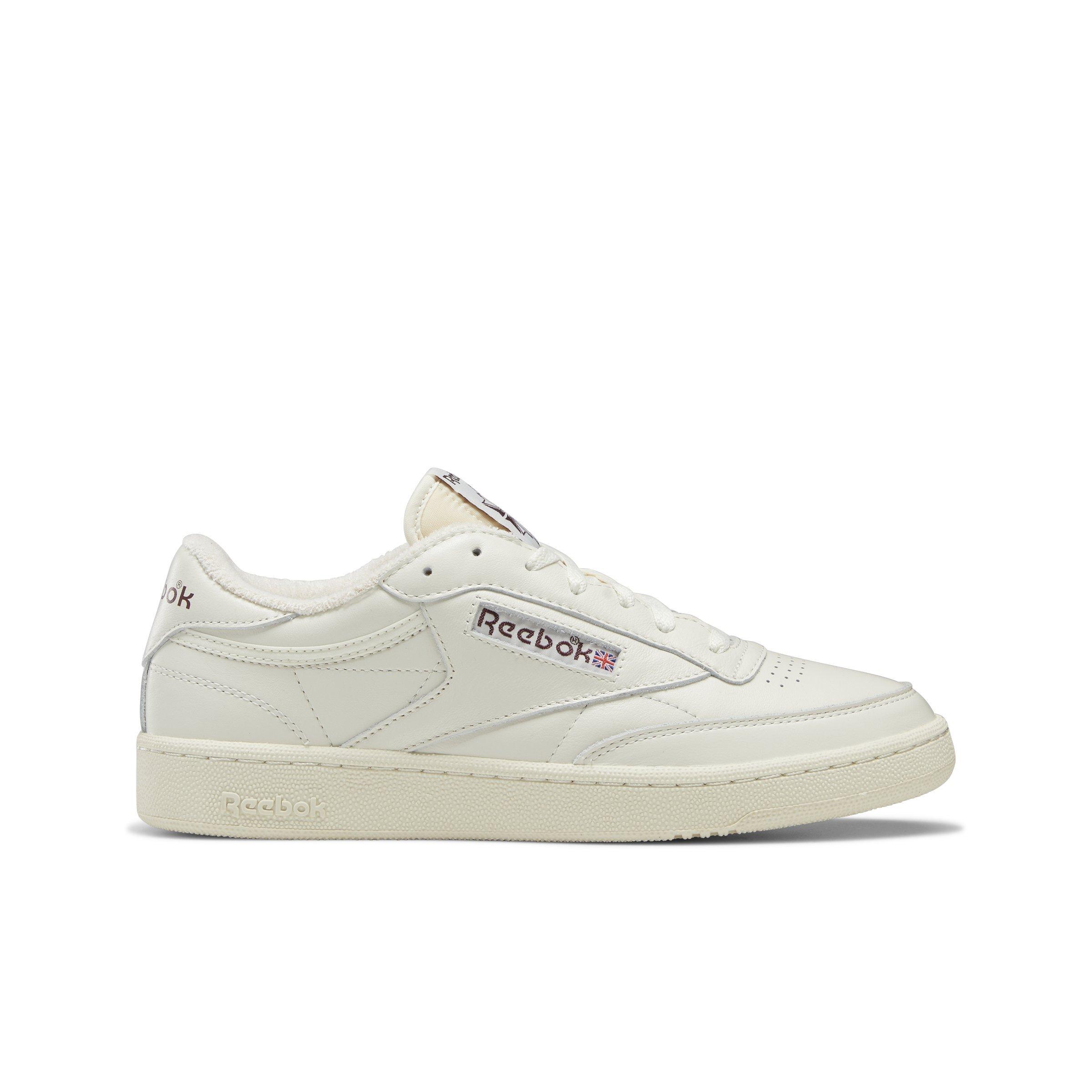 Reebok Club C 85 Vintage "Chalk/Alabaster/Maroon" Unisex Shoe - CHALK/ALABASTER/MAROON Thumbnail View 1