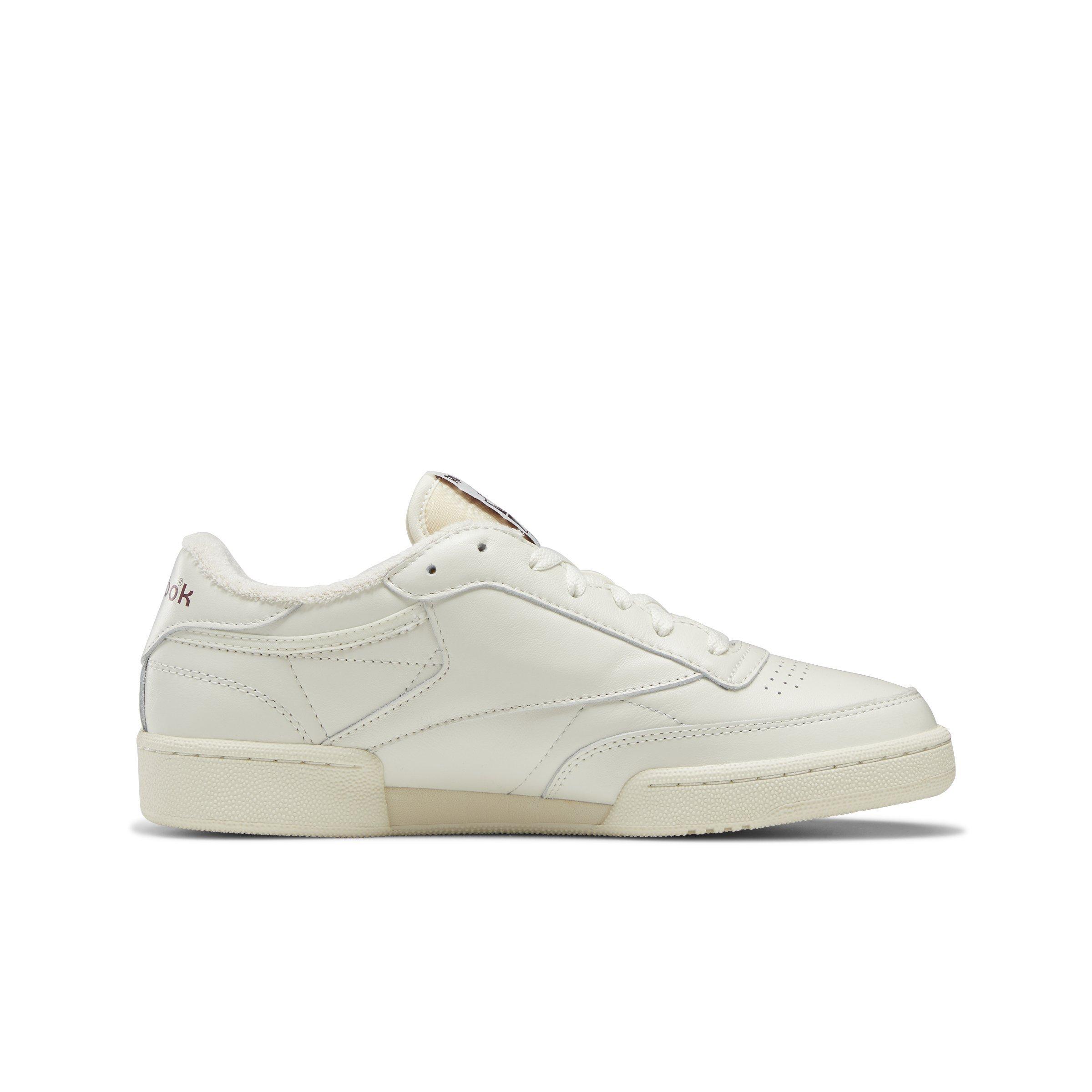 Club C 85 Vintage Shoes - Chalk / Alabaster / Maroon | Reebok