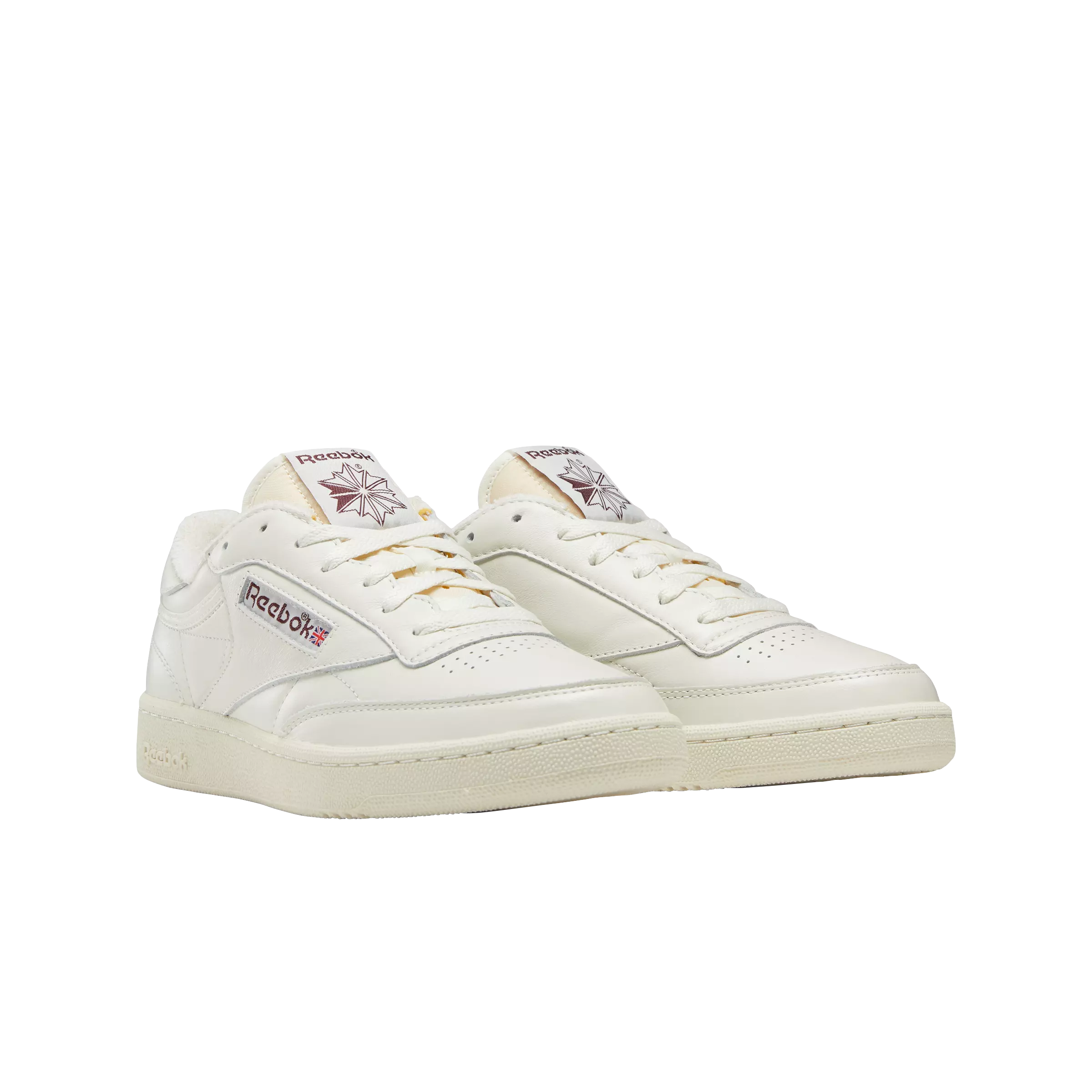 Reebok Club C 85 Vintage "Chalk/Alabaster/Maroon" Unisex Shoe - CHALK/ALABASTER/MAROON
