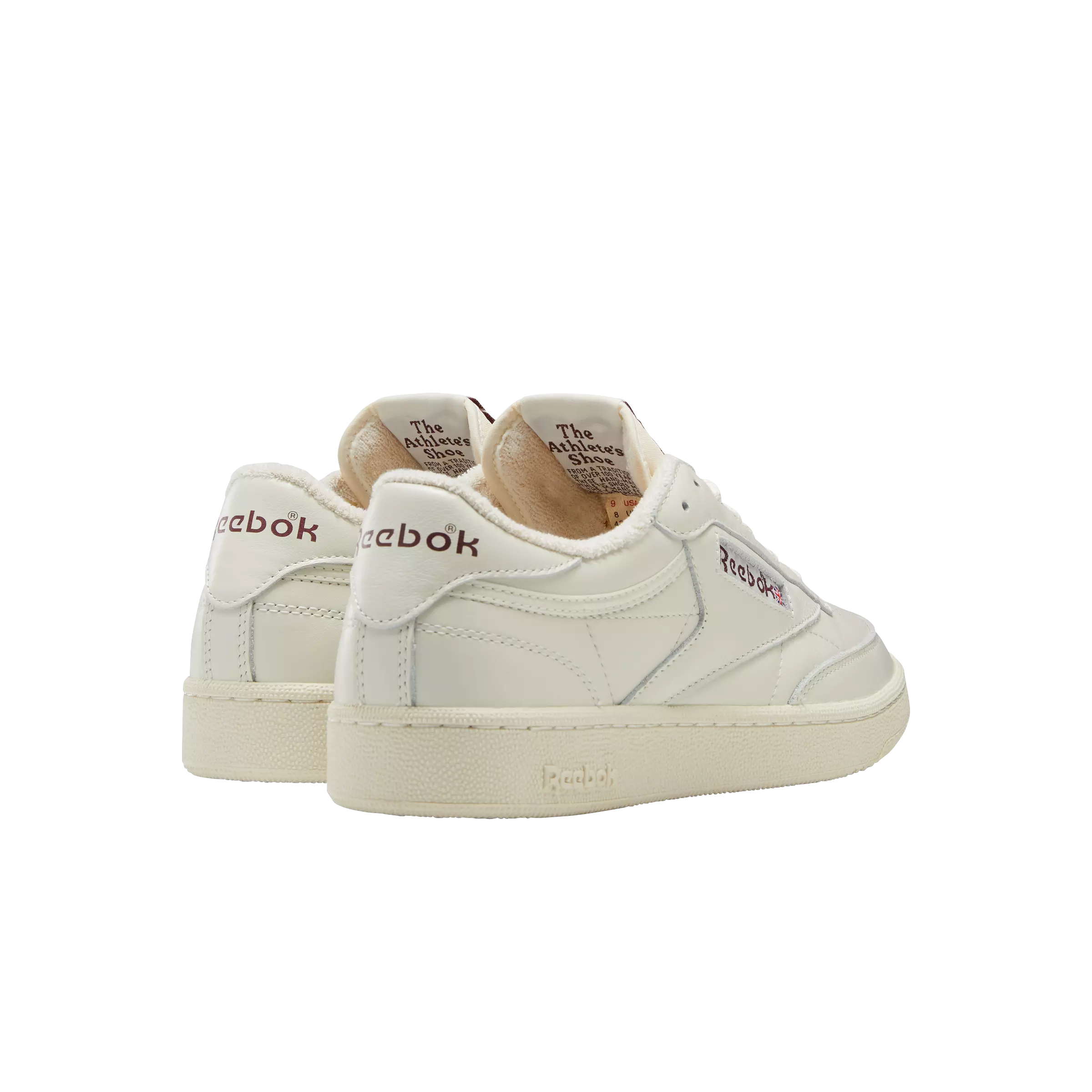 Reebok Club C 85 Vintage "Chalk/Alabaster/Maroon" Unisex Shoe - CHALK/ALABASTER/MAROON