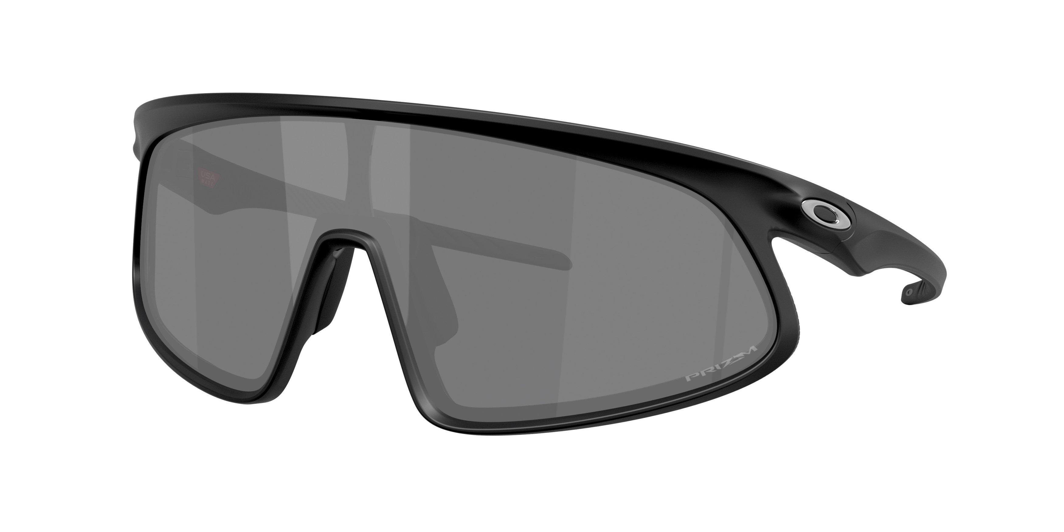 Oakley RSLV Prizm Black Sunglasses - Matte Black - BLACK/GREY Thumbnail View 1
